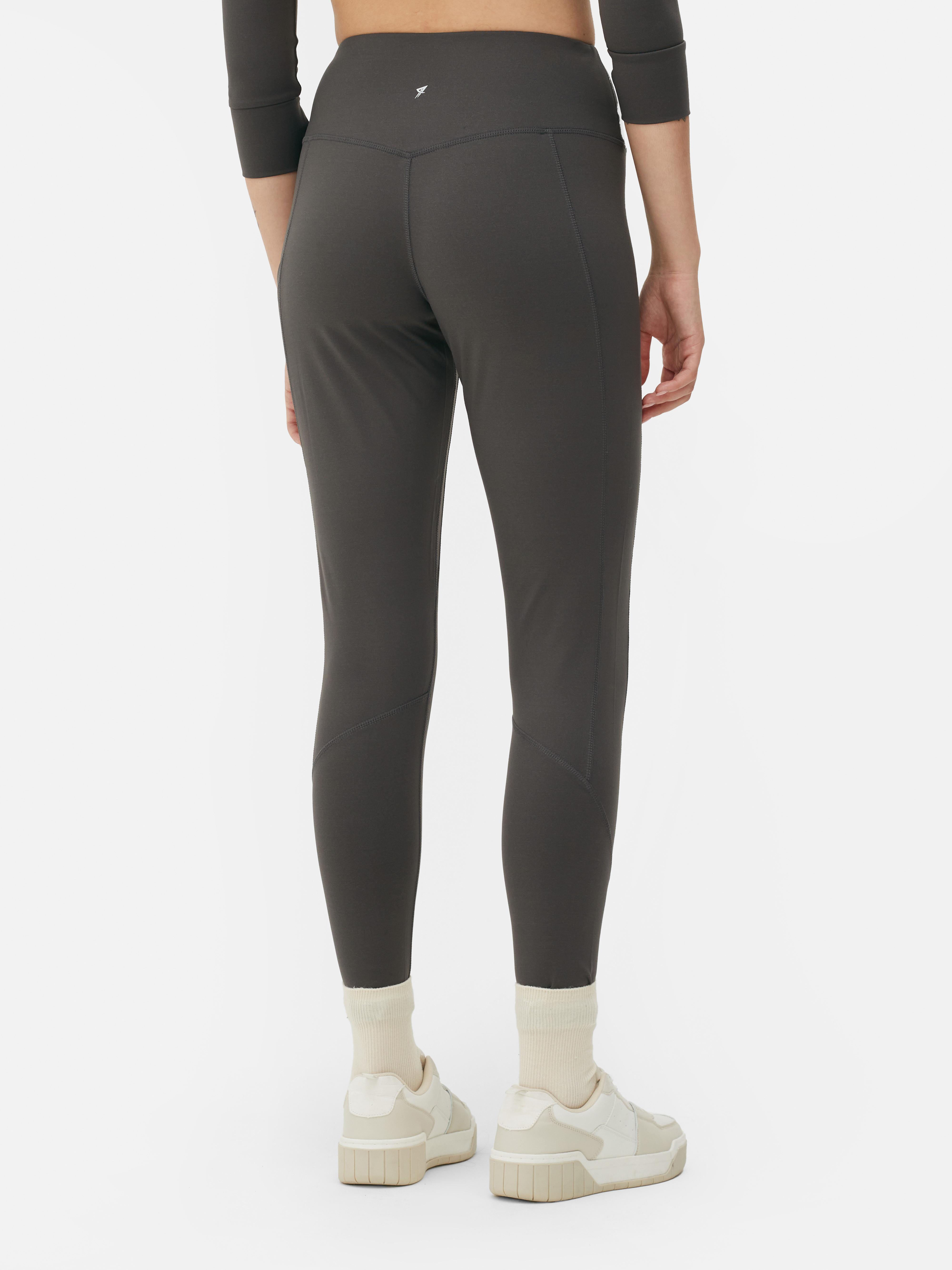 Ribbed Plush Lined Leggings