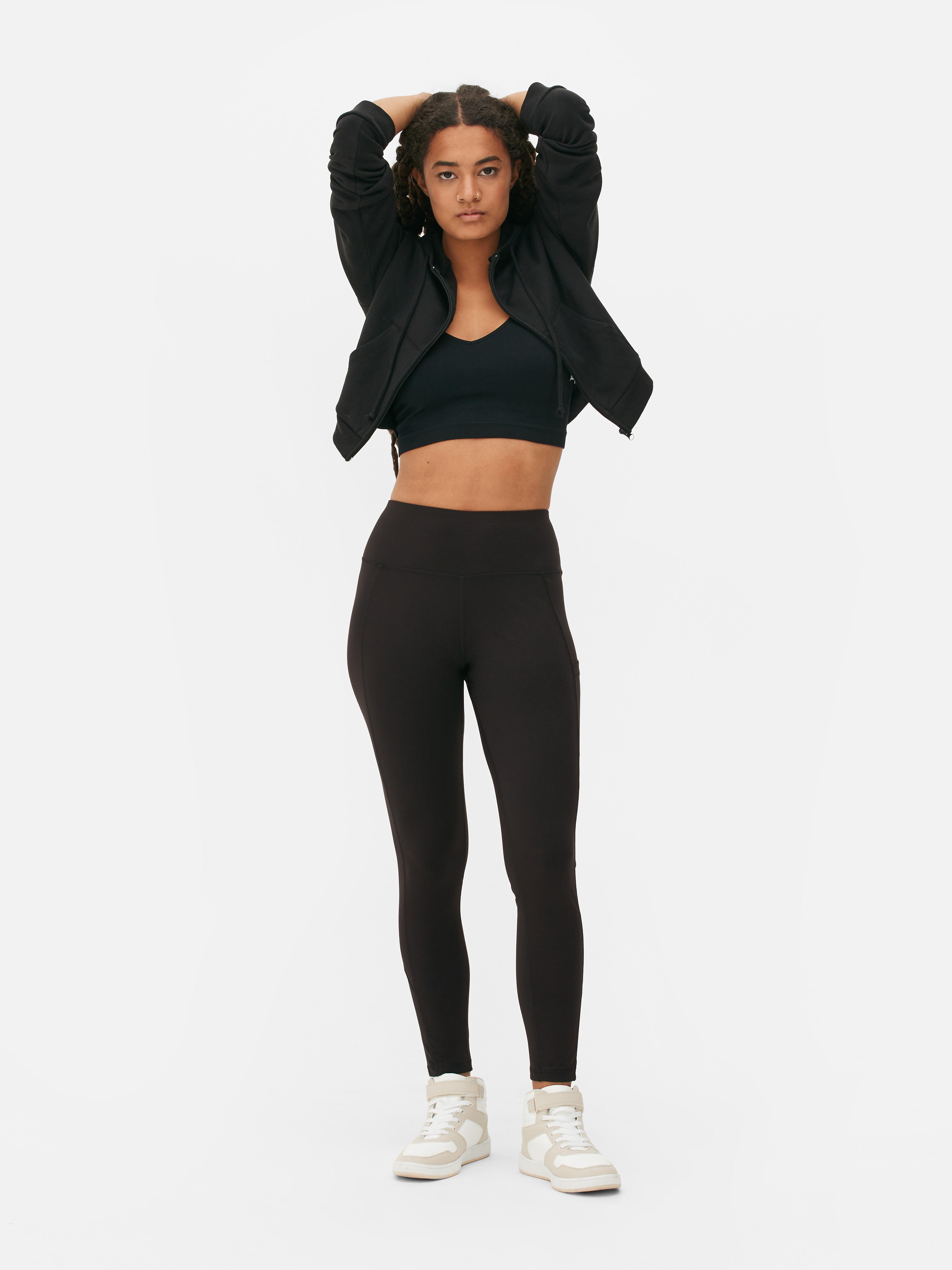 High Waist Flared Jersey Knit Pants | Primark