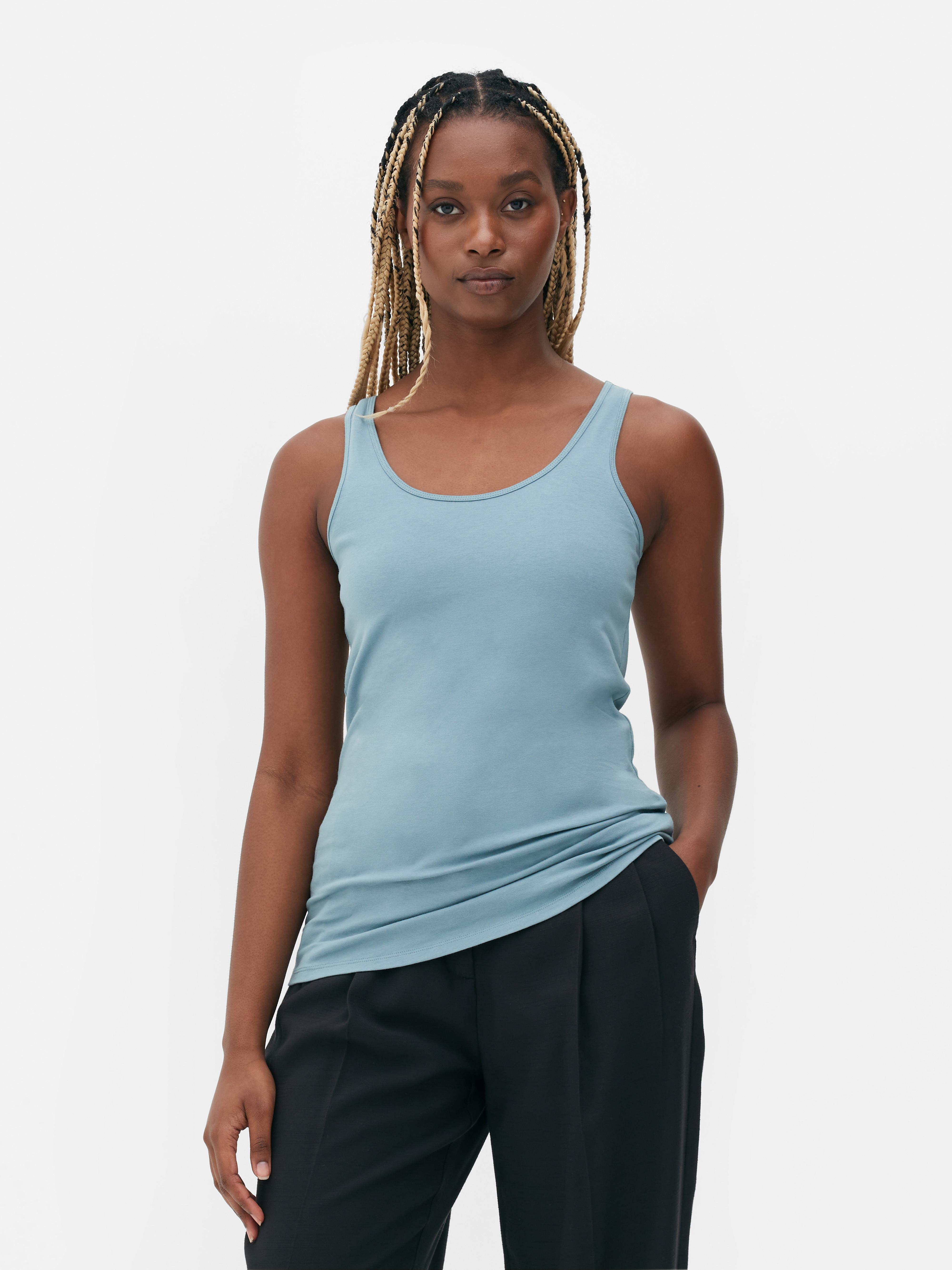 Primark seamless ribbed string top, Women's Fashion, Tops, Sleeveless on  Carousell