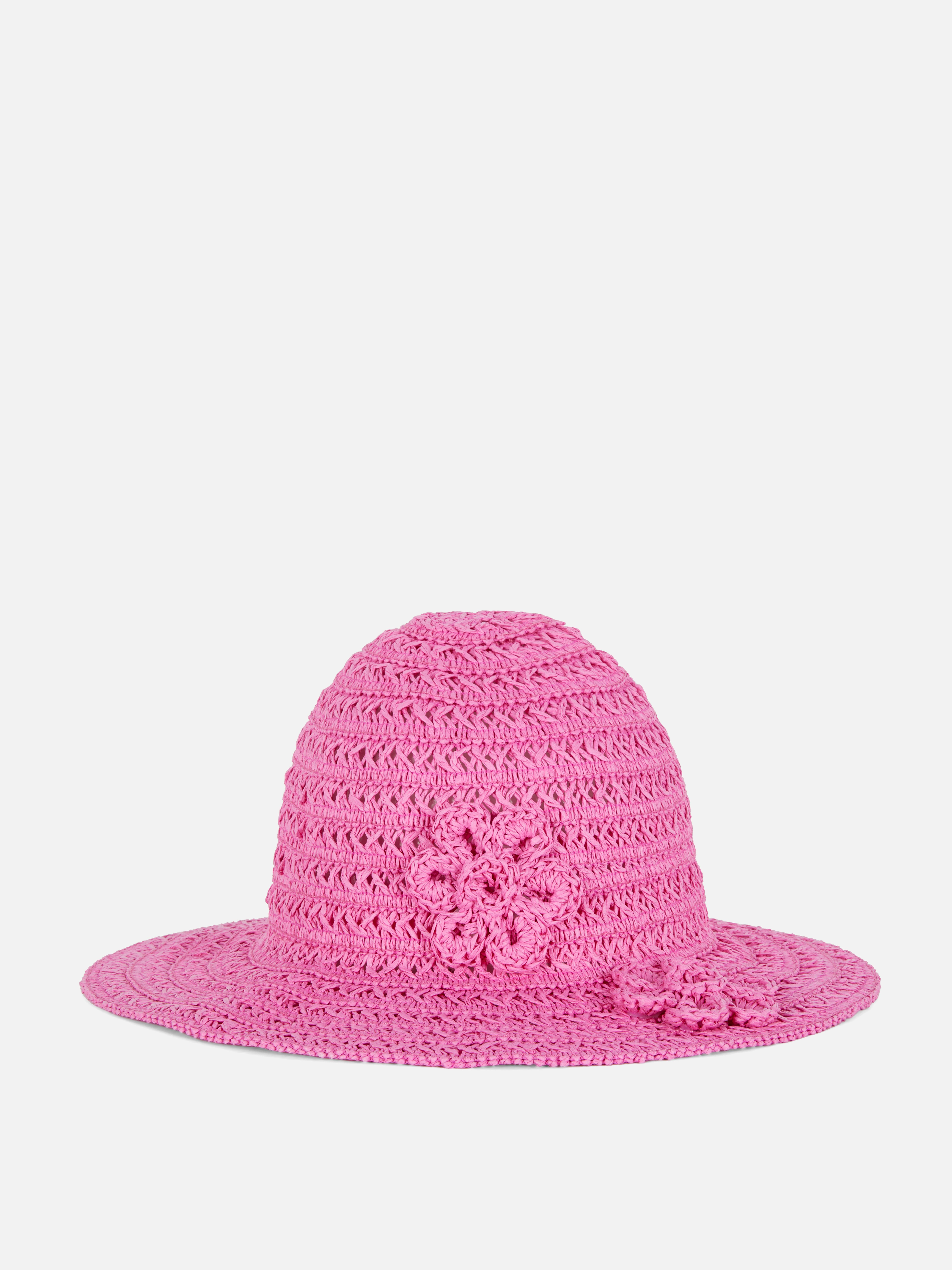 Pink Flower Bucket Hat