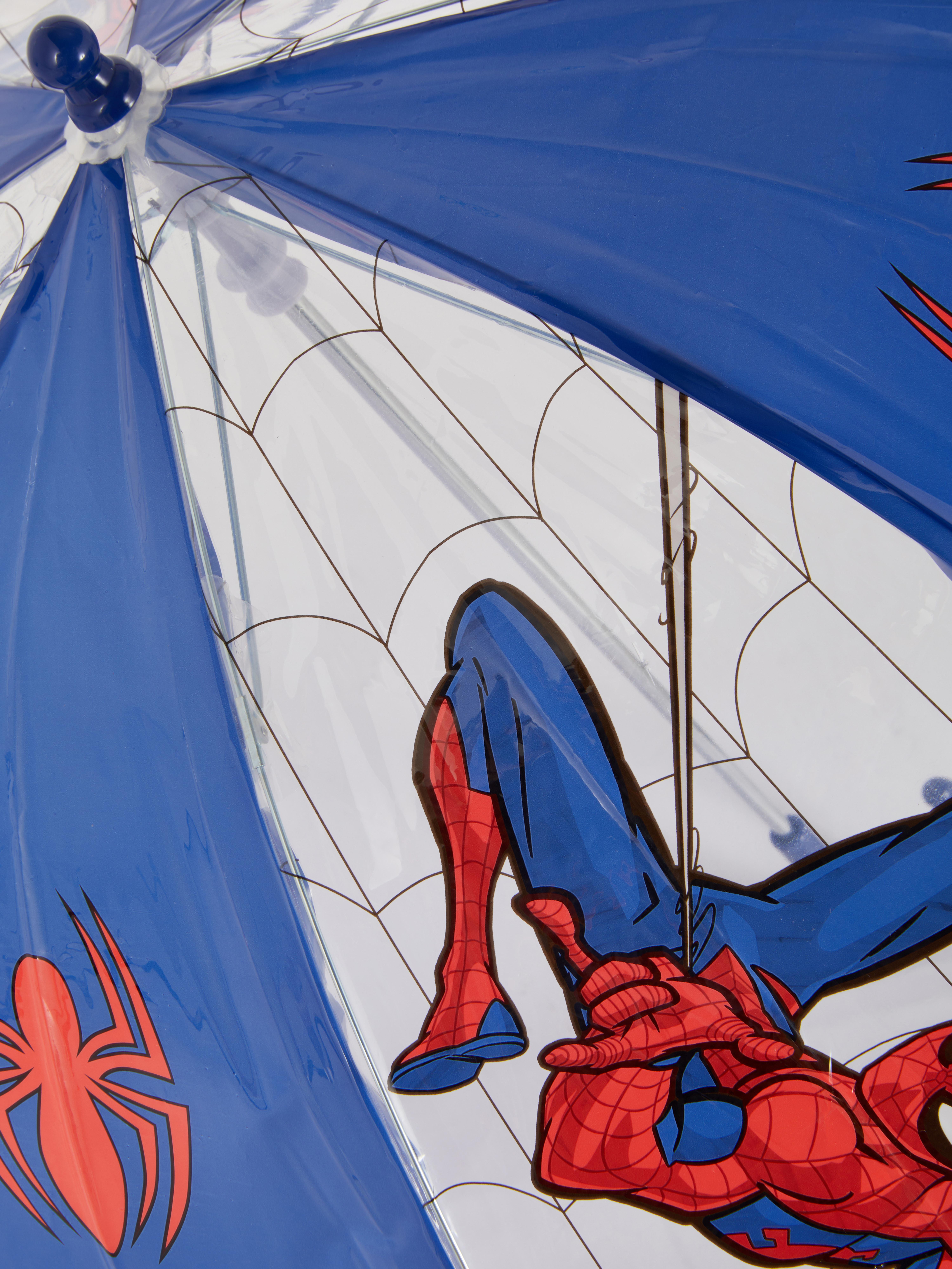 CERDÁ LIFE'S LITTLE MOMENTS - Parapluie Transparent Garçon de Spiderman -  Ouverture Manuelle avec Mécanisme Anti-Vent et Protection aux Baleines pour  Plus de Sécurité - Licence Officielle Marvel : : Mode