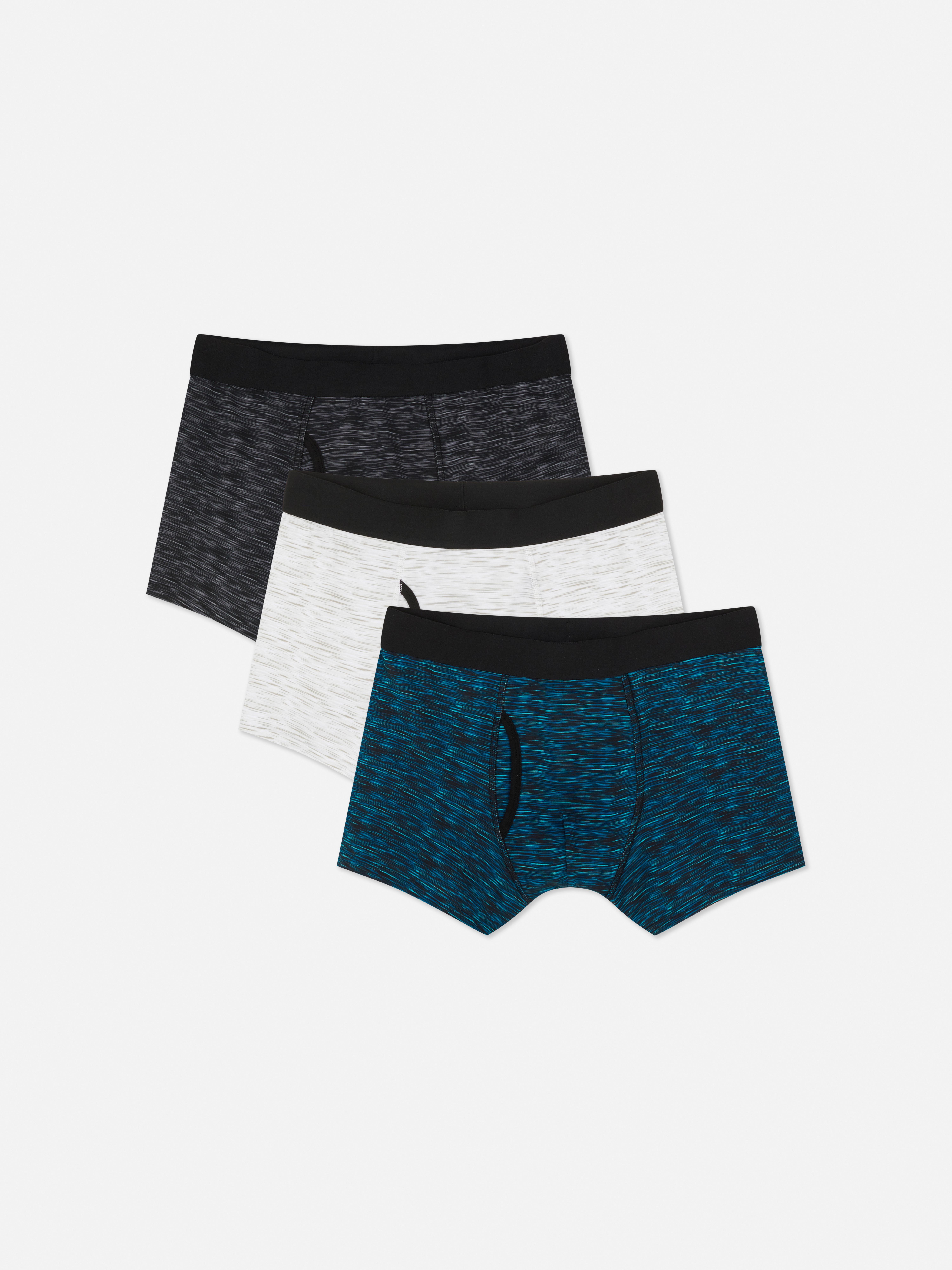 Boxershorts mit Space-Dye-Muster, 3er-Pack