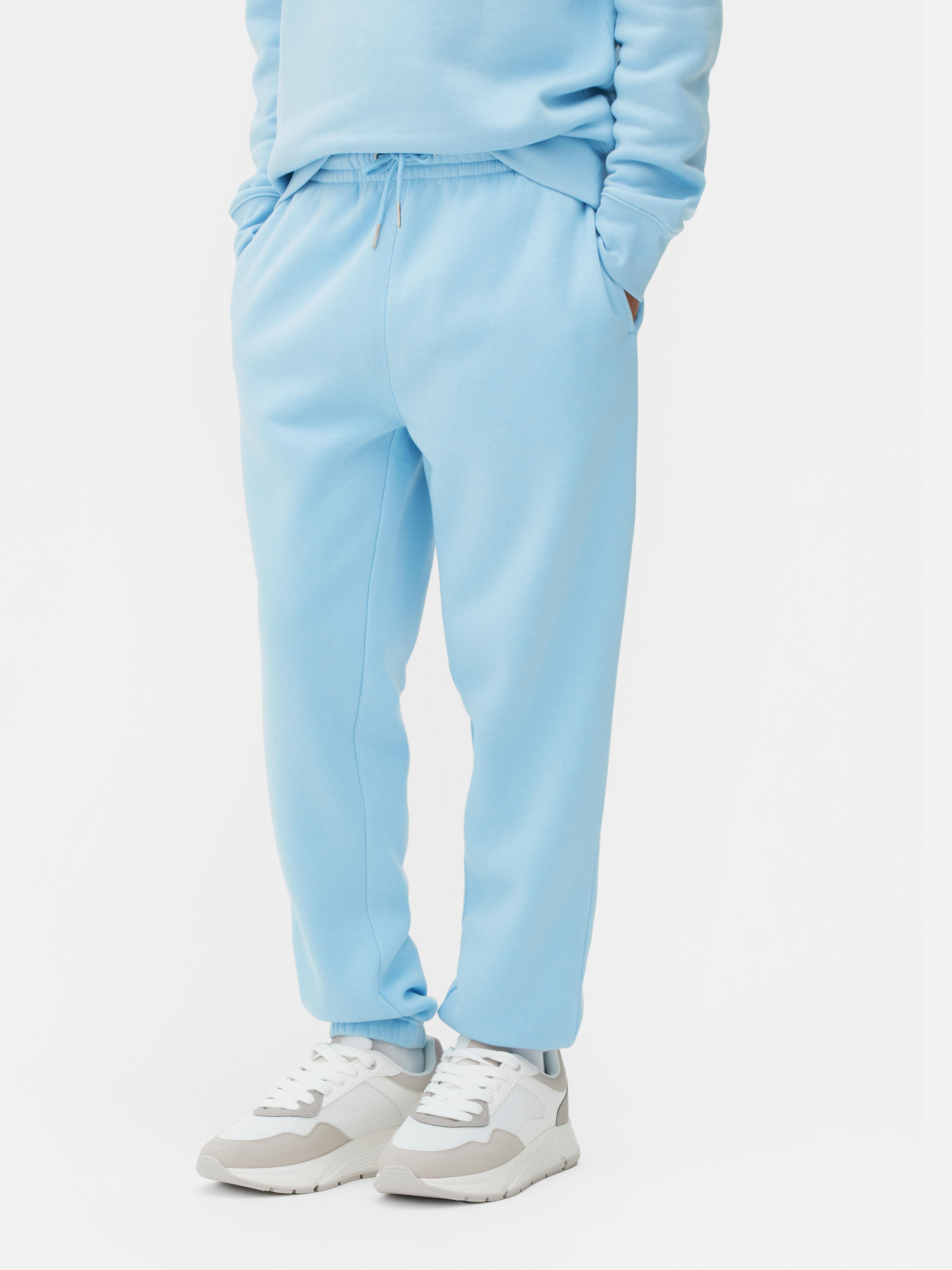 Light blue 2025 cuffed joggers