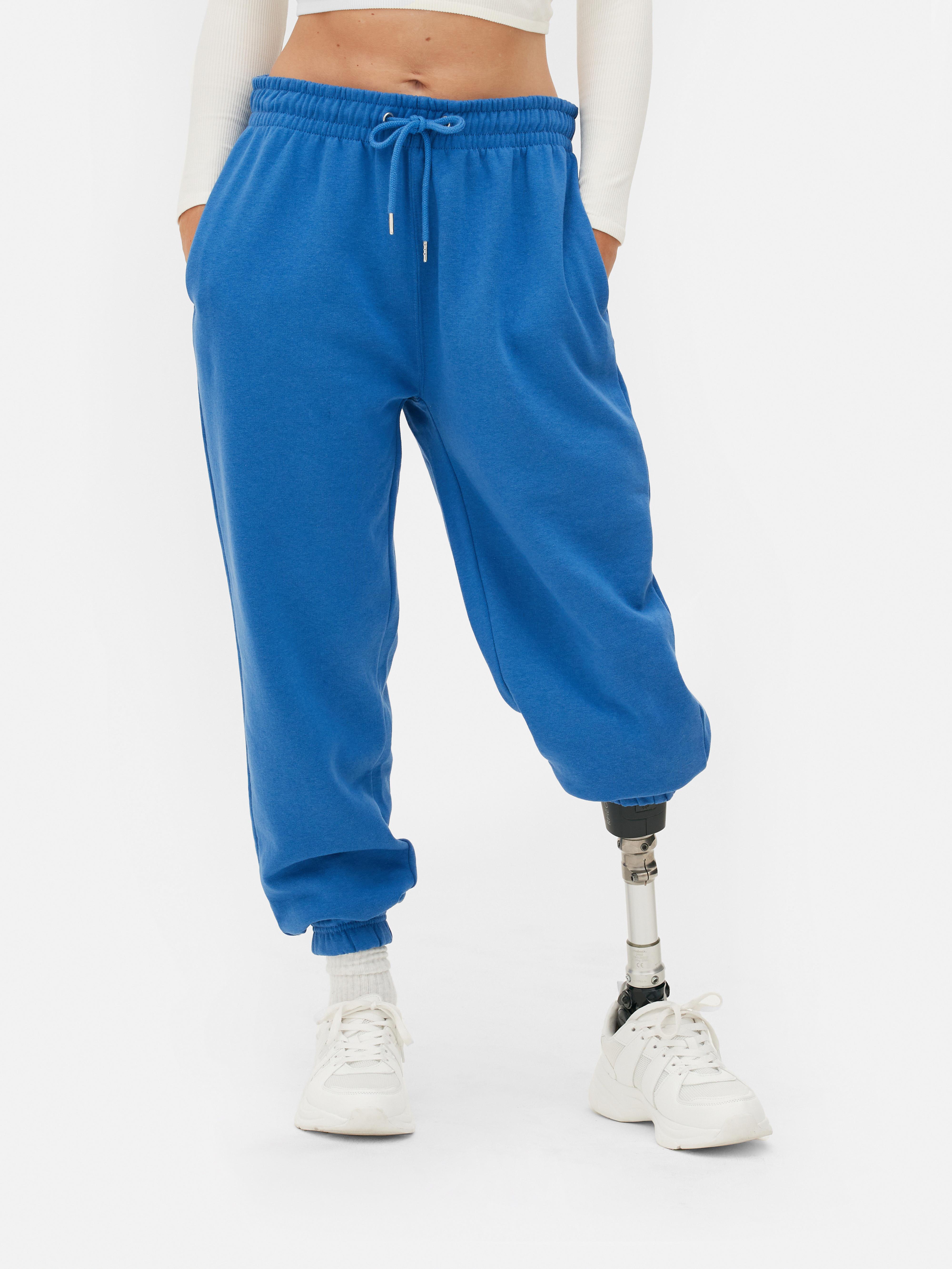 Cuffed jogging bottoms womens hot sale