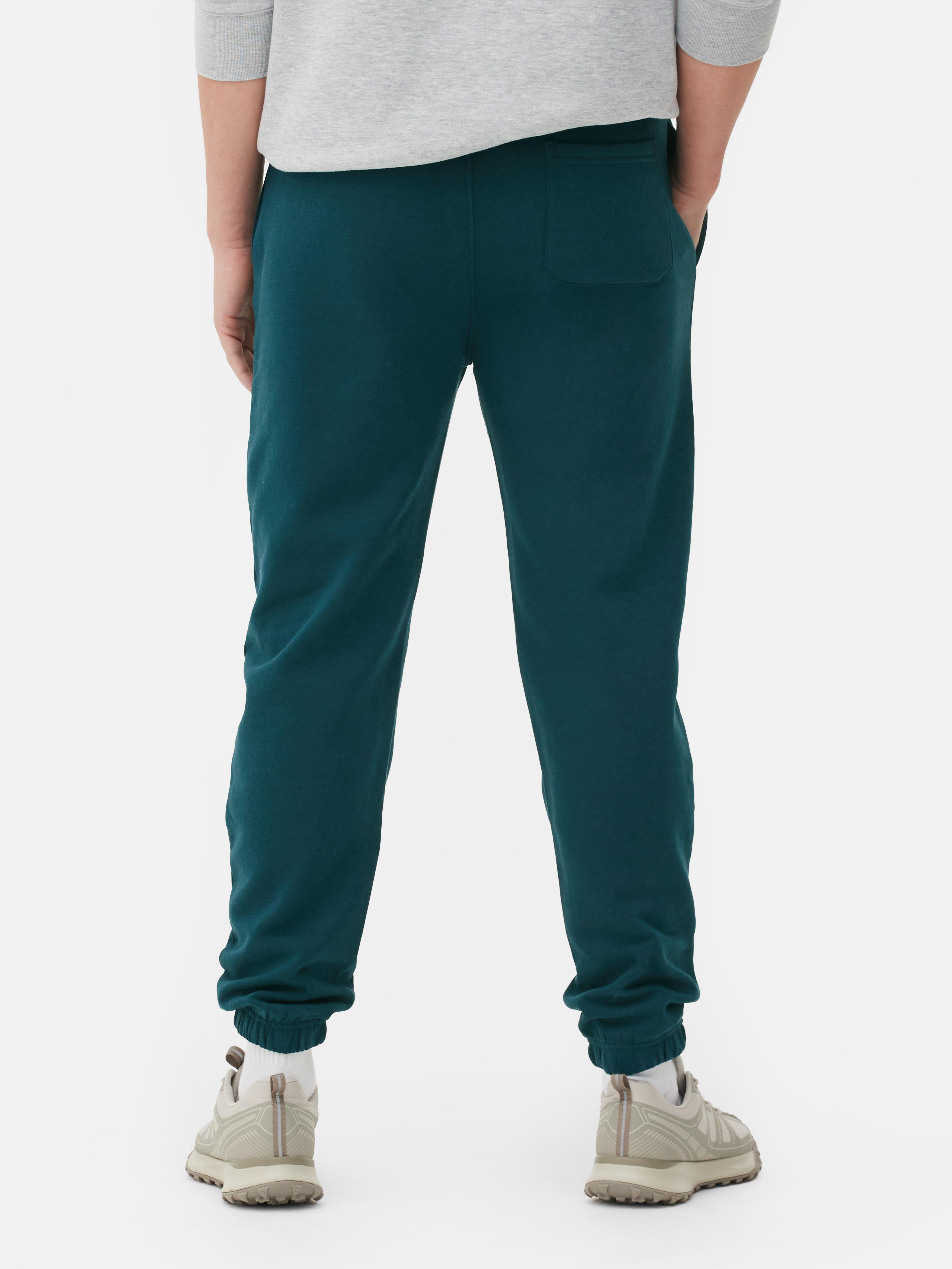 Men's Teal Cuffed Jogging Bottoms Penneys