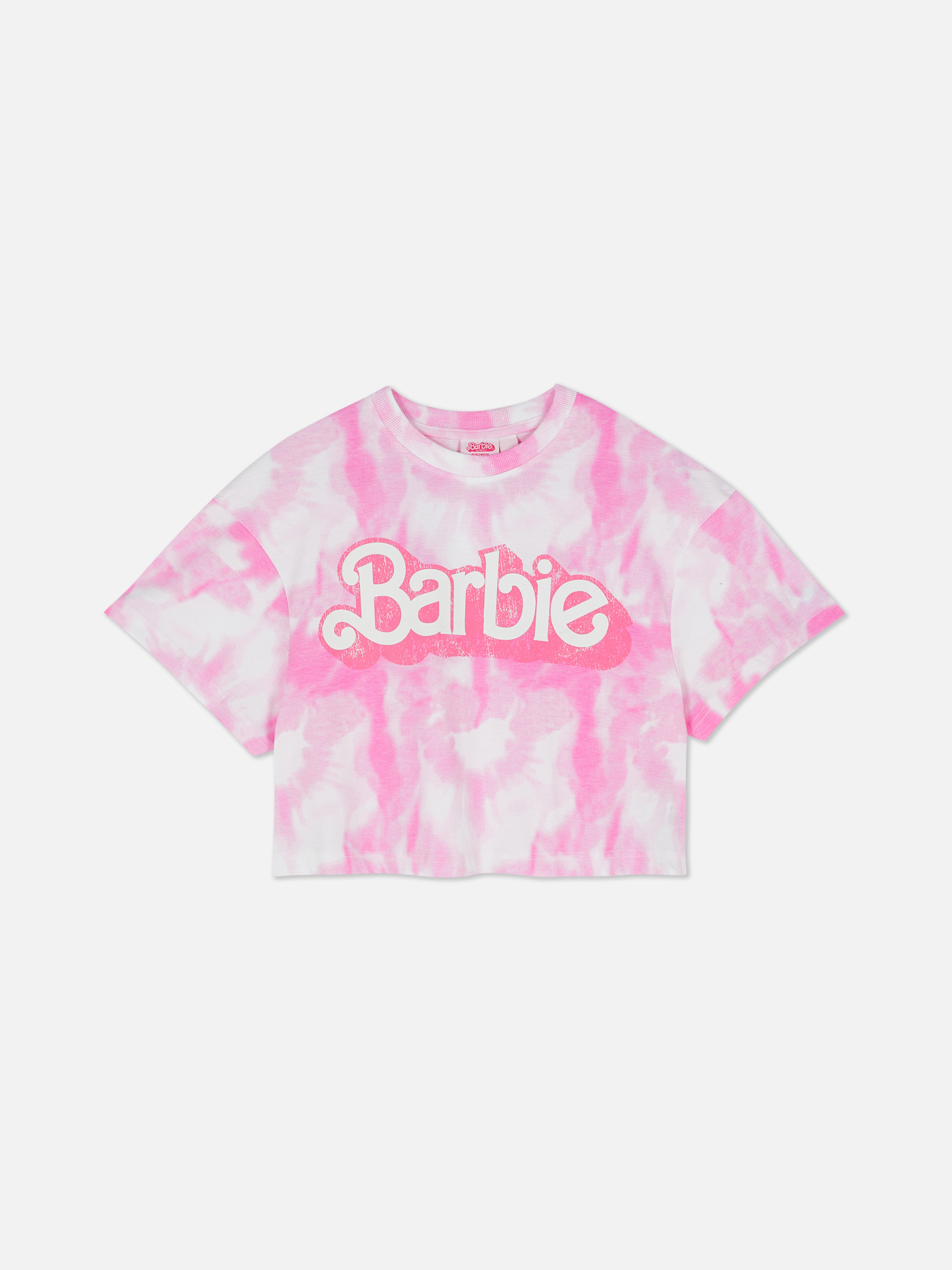 Krótki T-shirt tie-dye z motywem filmu Barbie | Primark