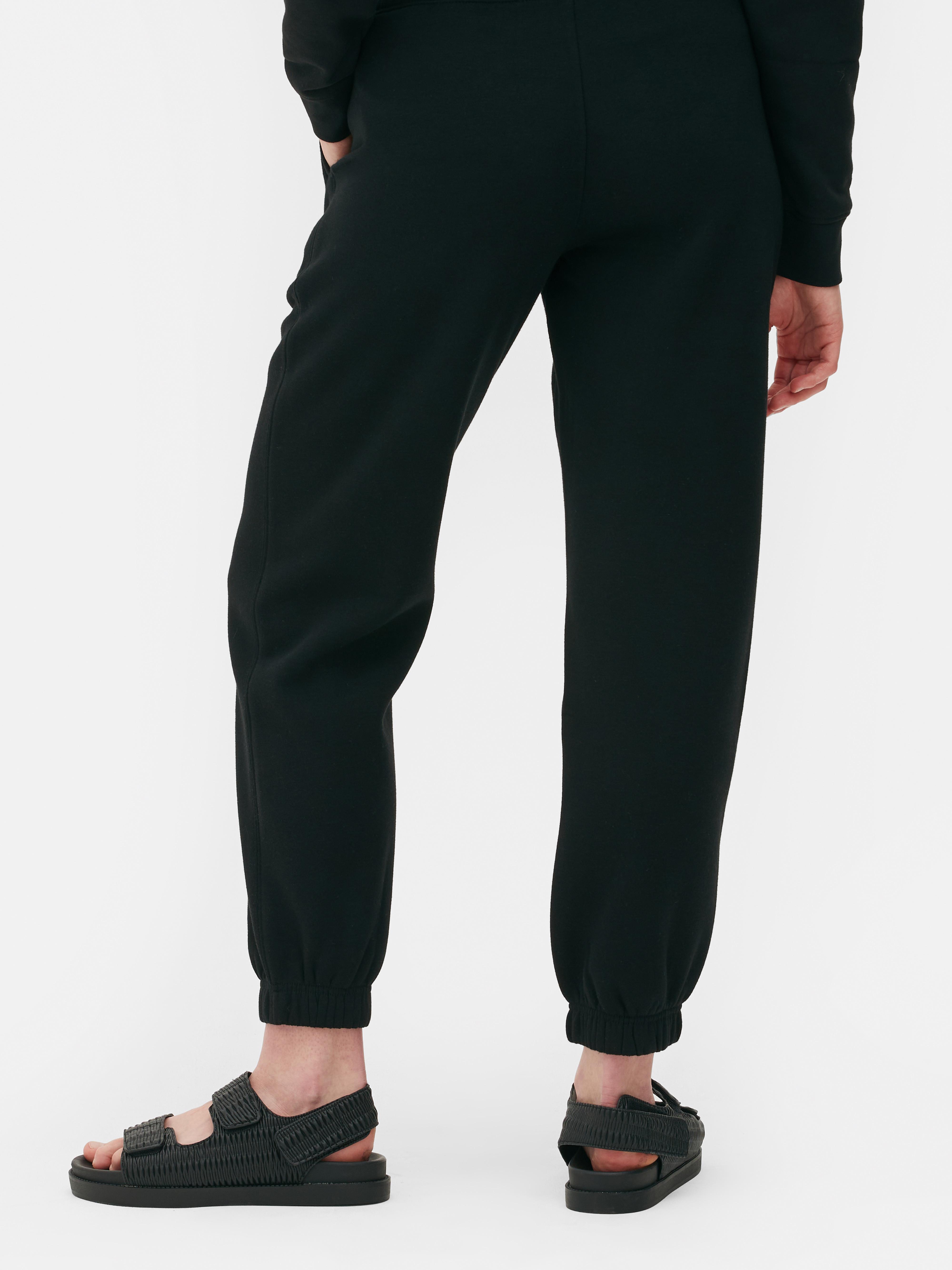 Black joggers online primark