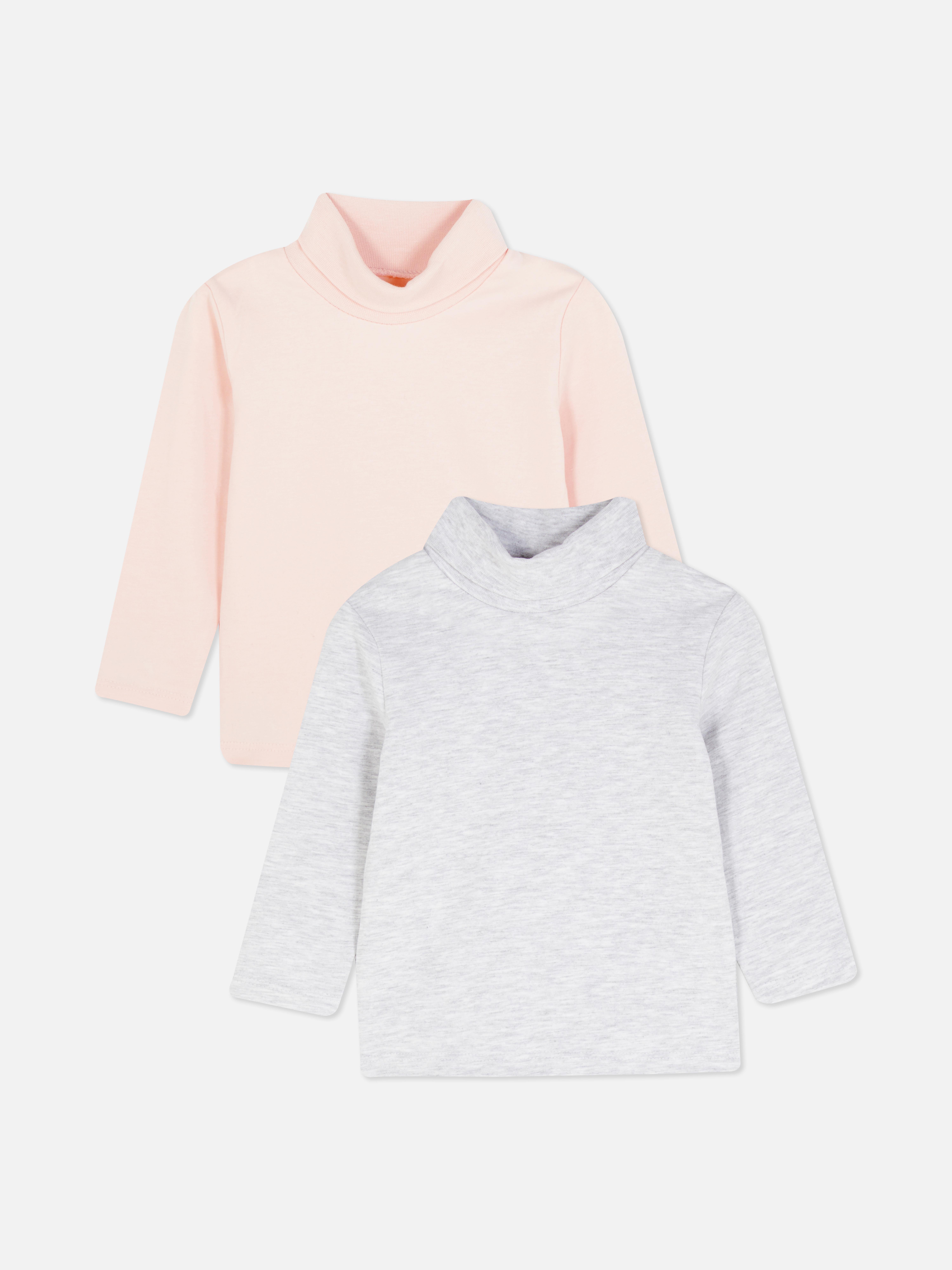 2-Pack Roll Neck T-Shirts