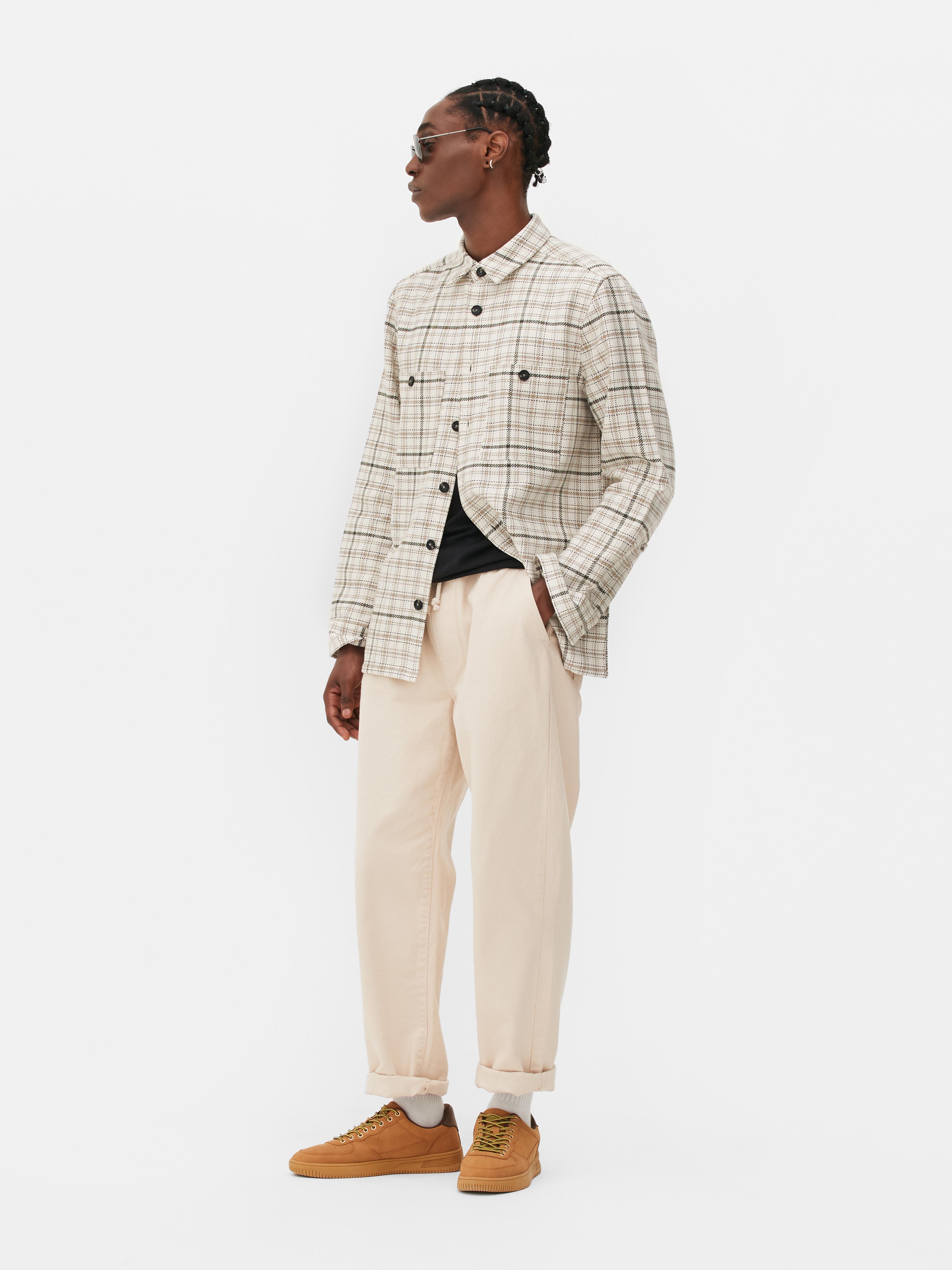 Checked Button Overshirt | Penneys