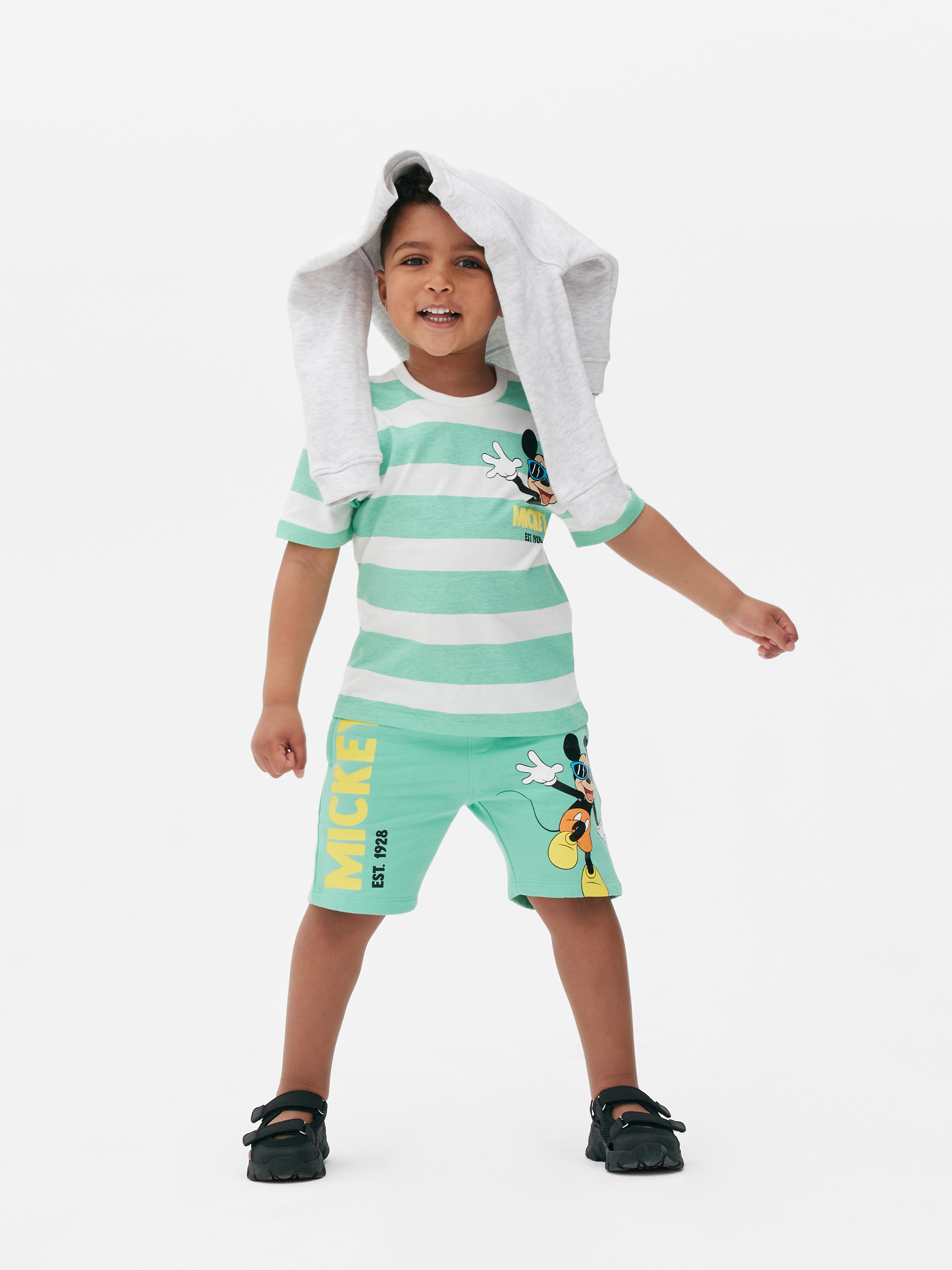 Disney’s Mickey Mouse Stripe Top and Shorts Set