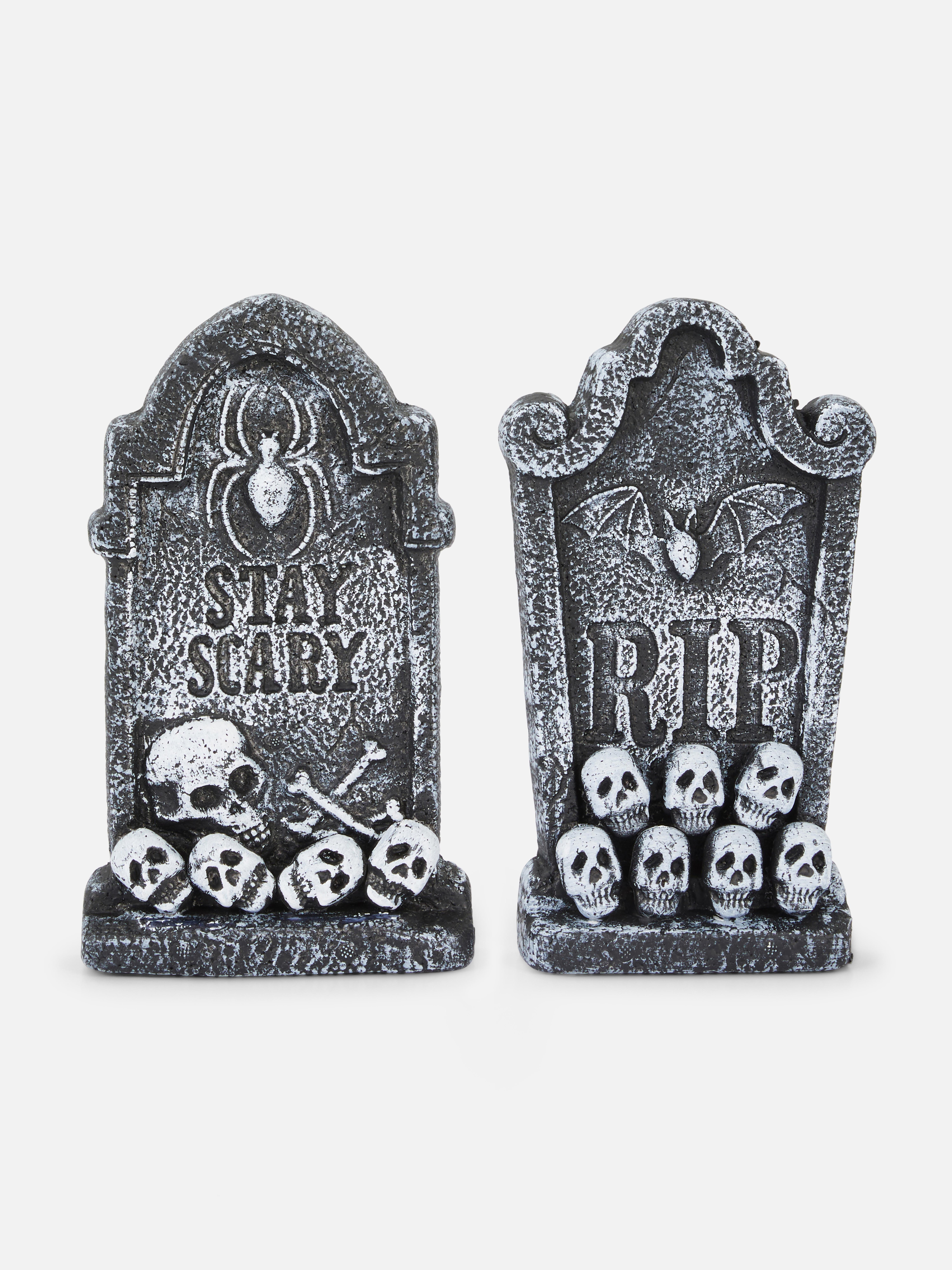 2pk Halloween Tombstone Decorations