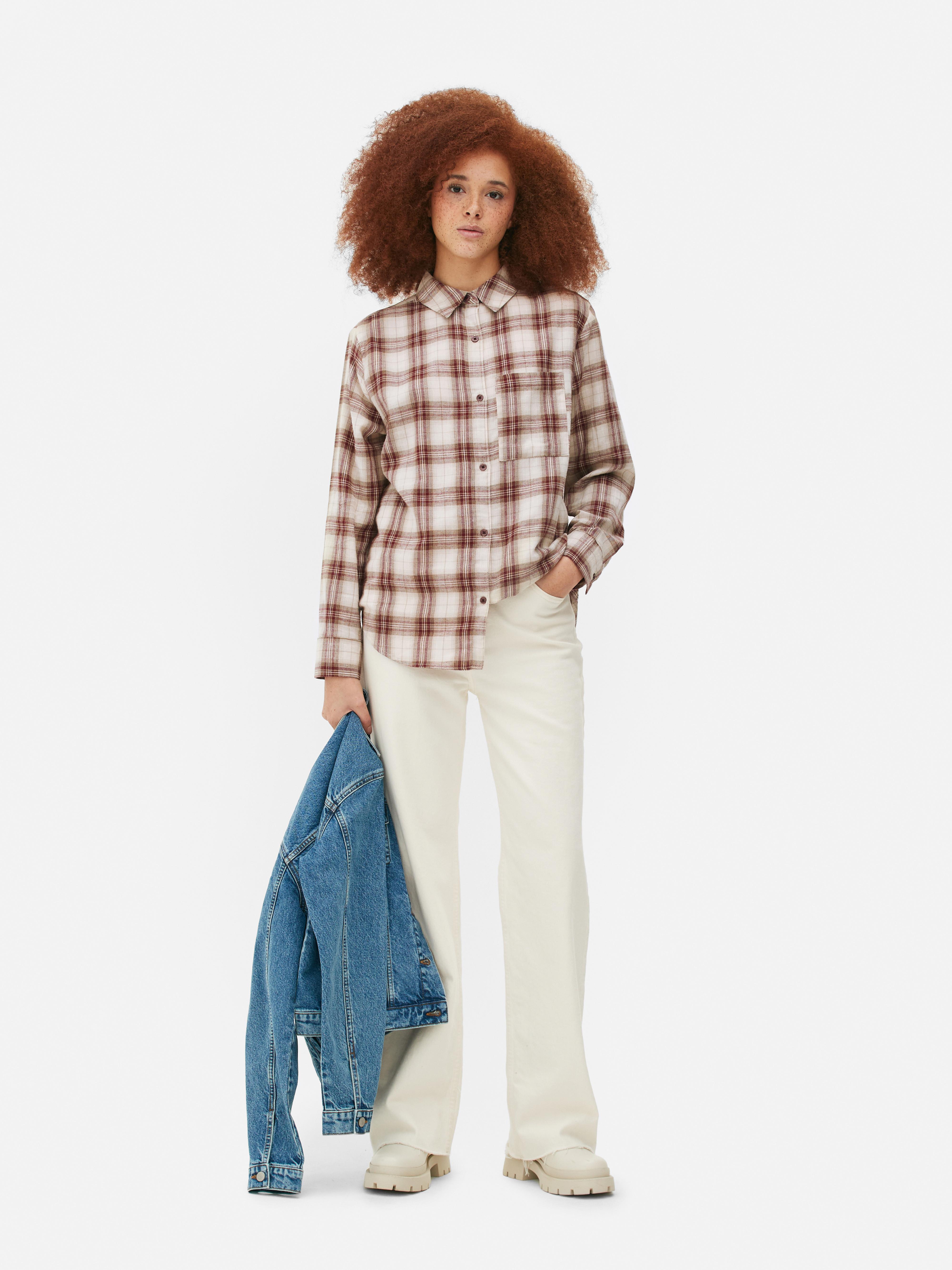 checked shirt womens primark