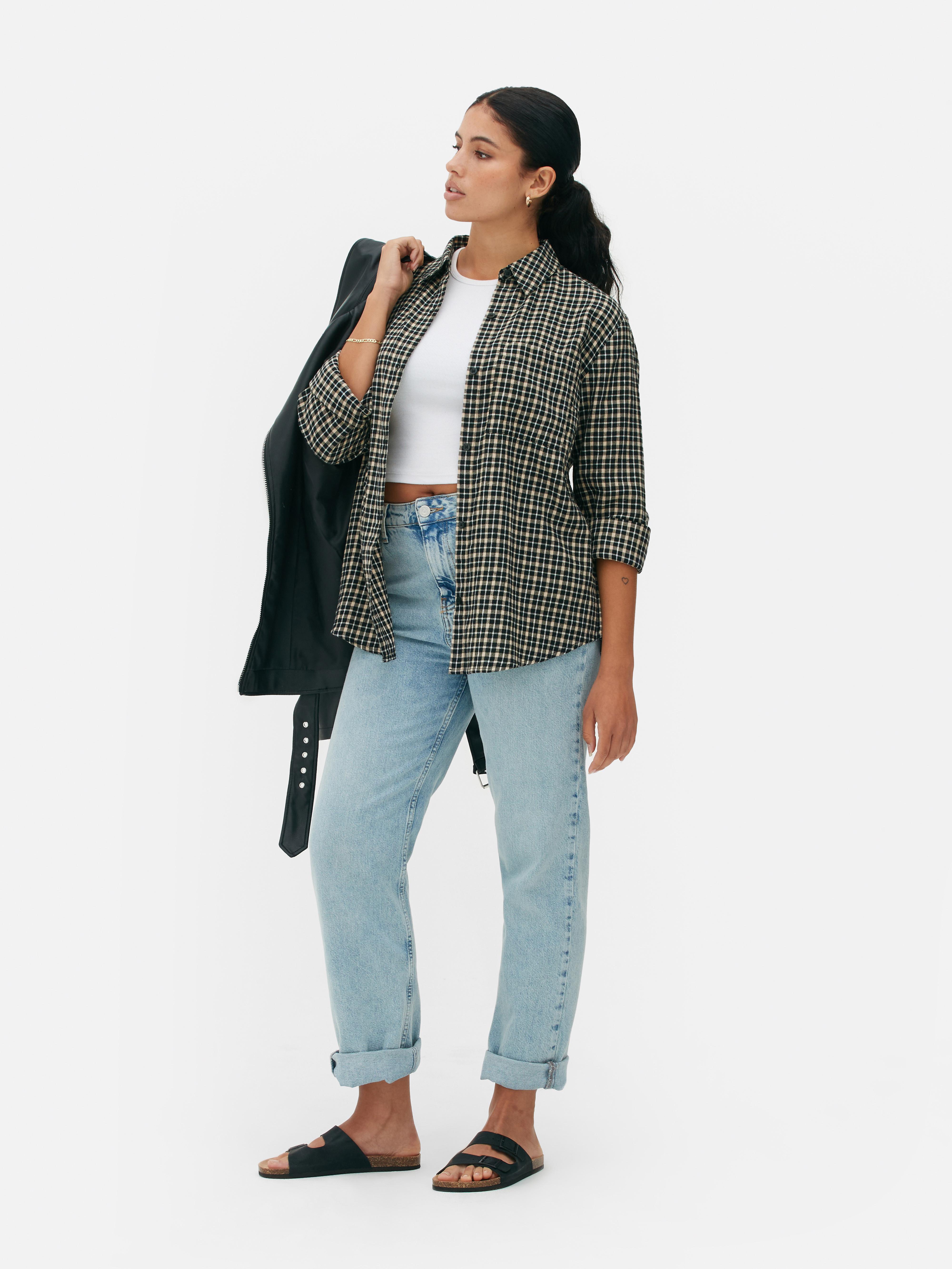 checked shirt womens primark