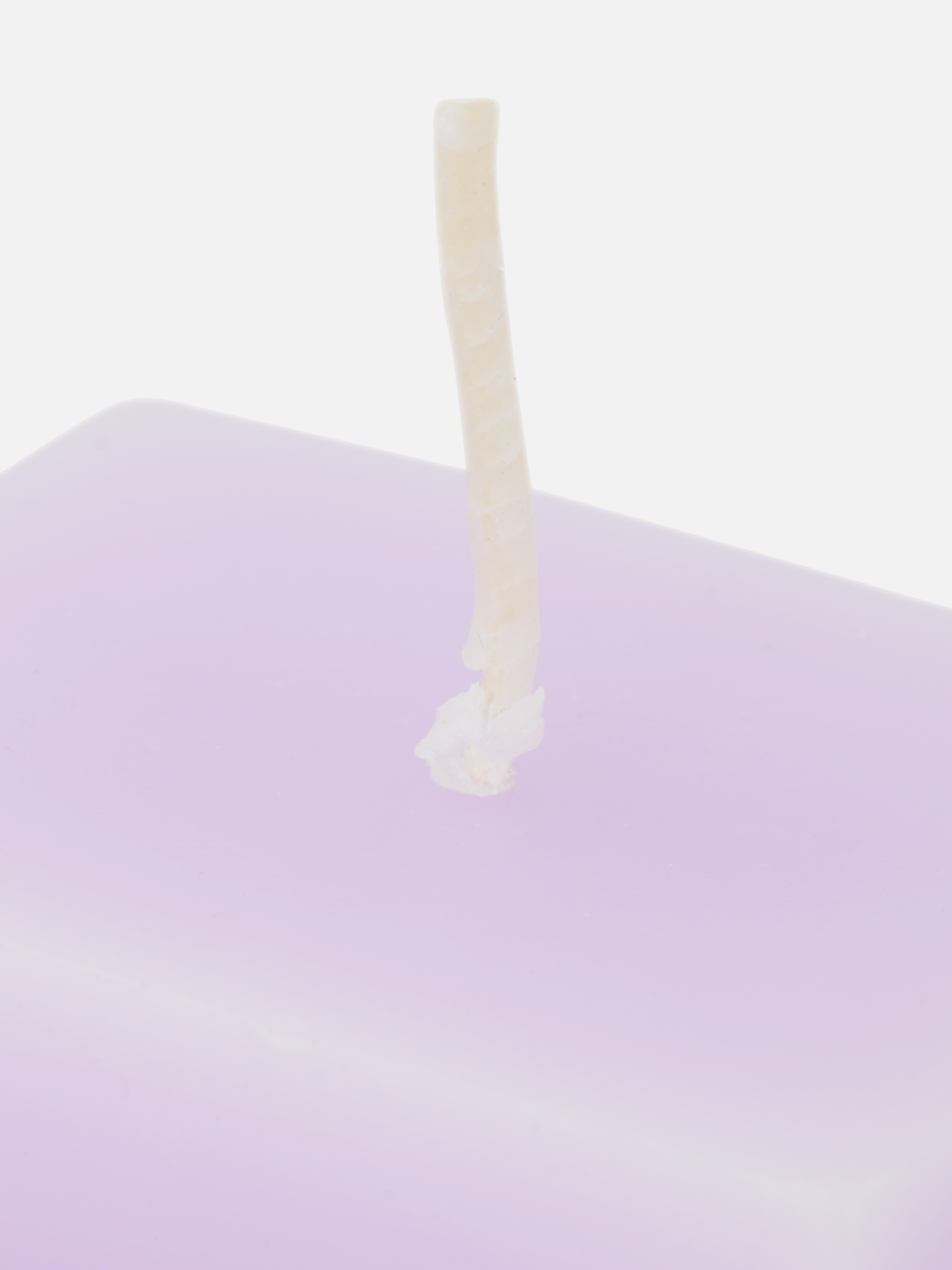 Slogan Square Pillar Candle