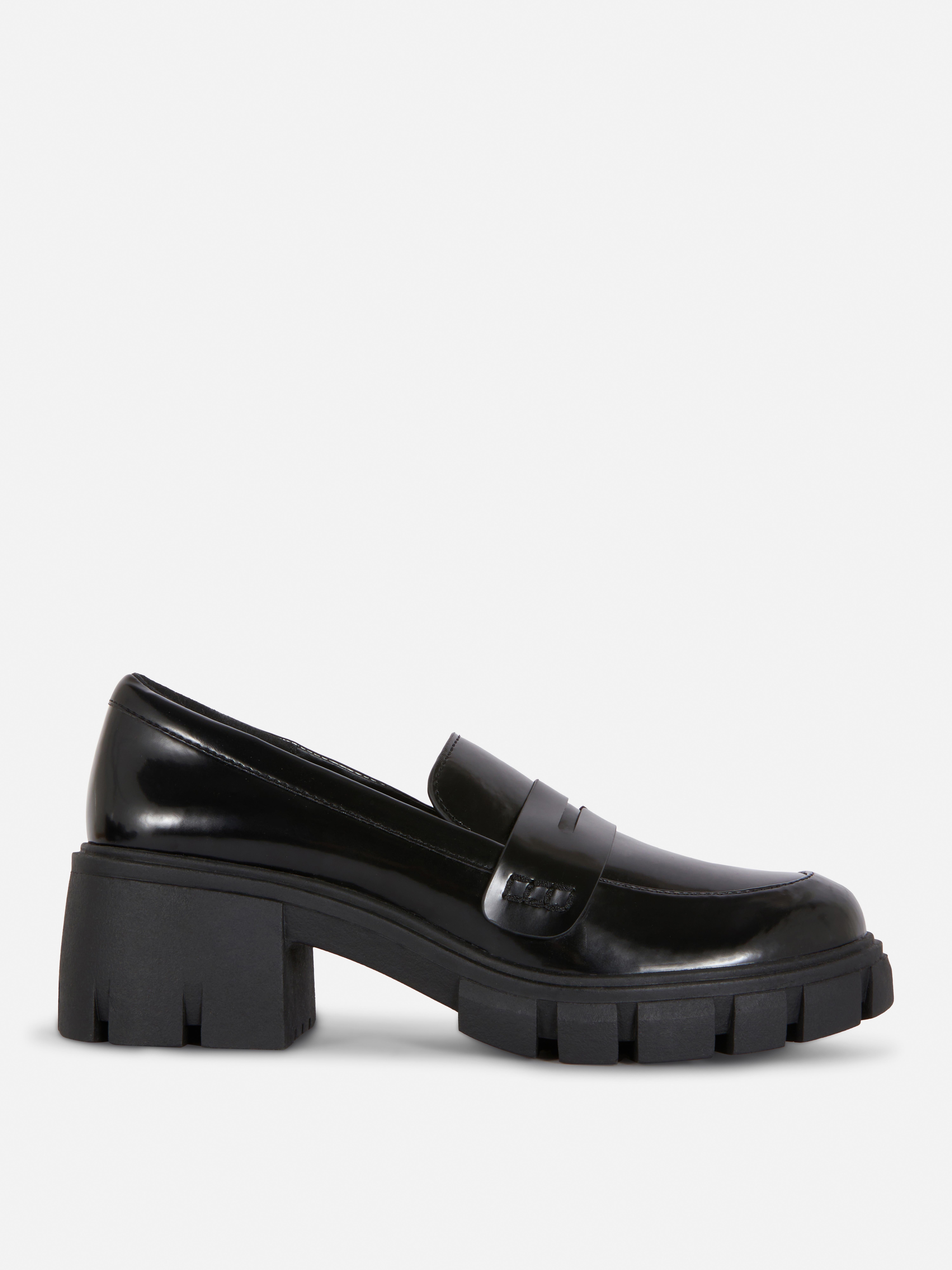 Heeled Penny Loafers