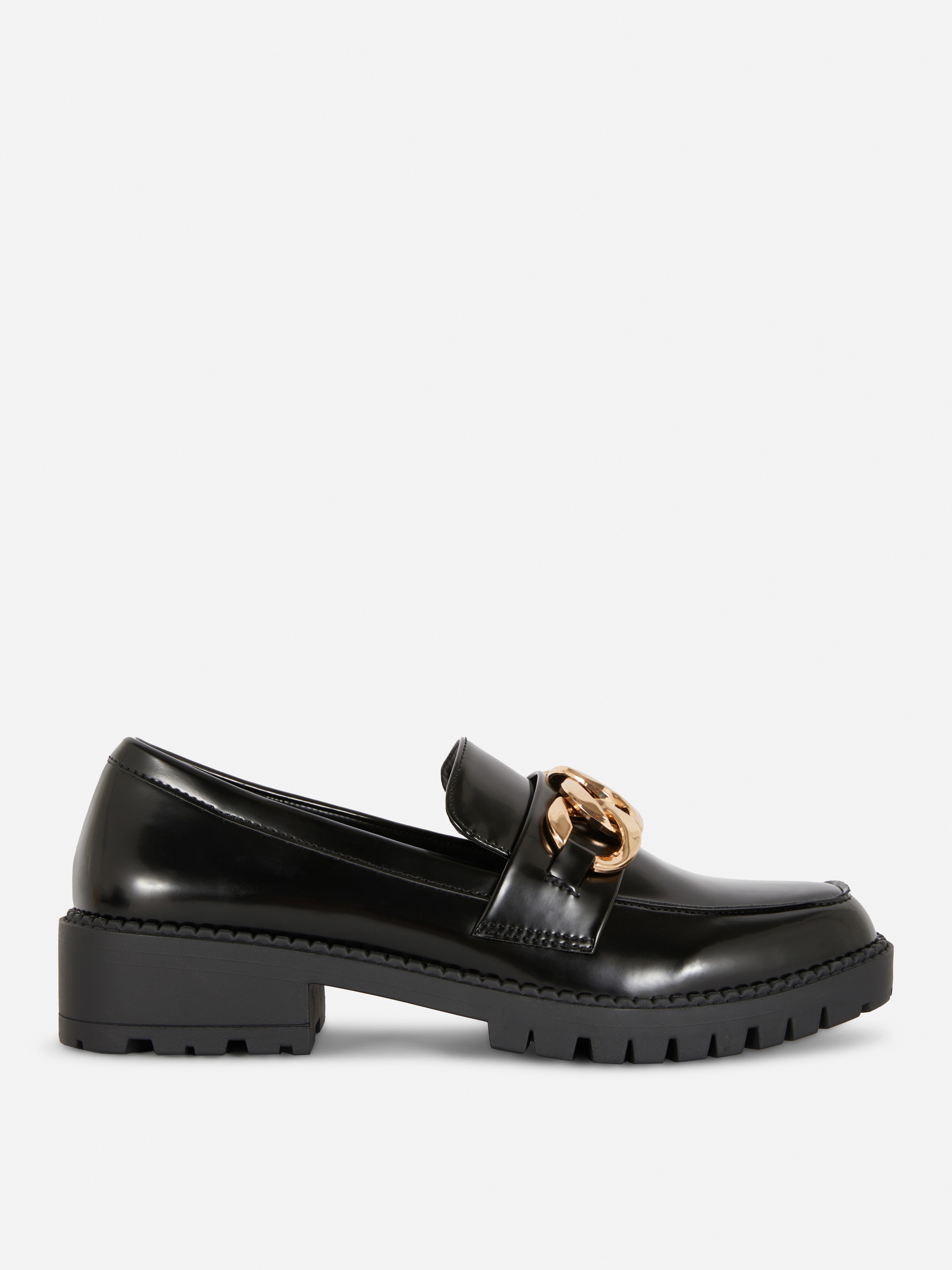 Chunky Chain Loafers