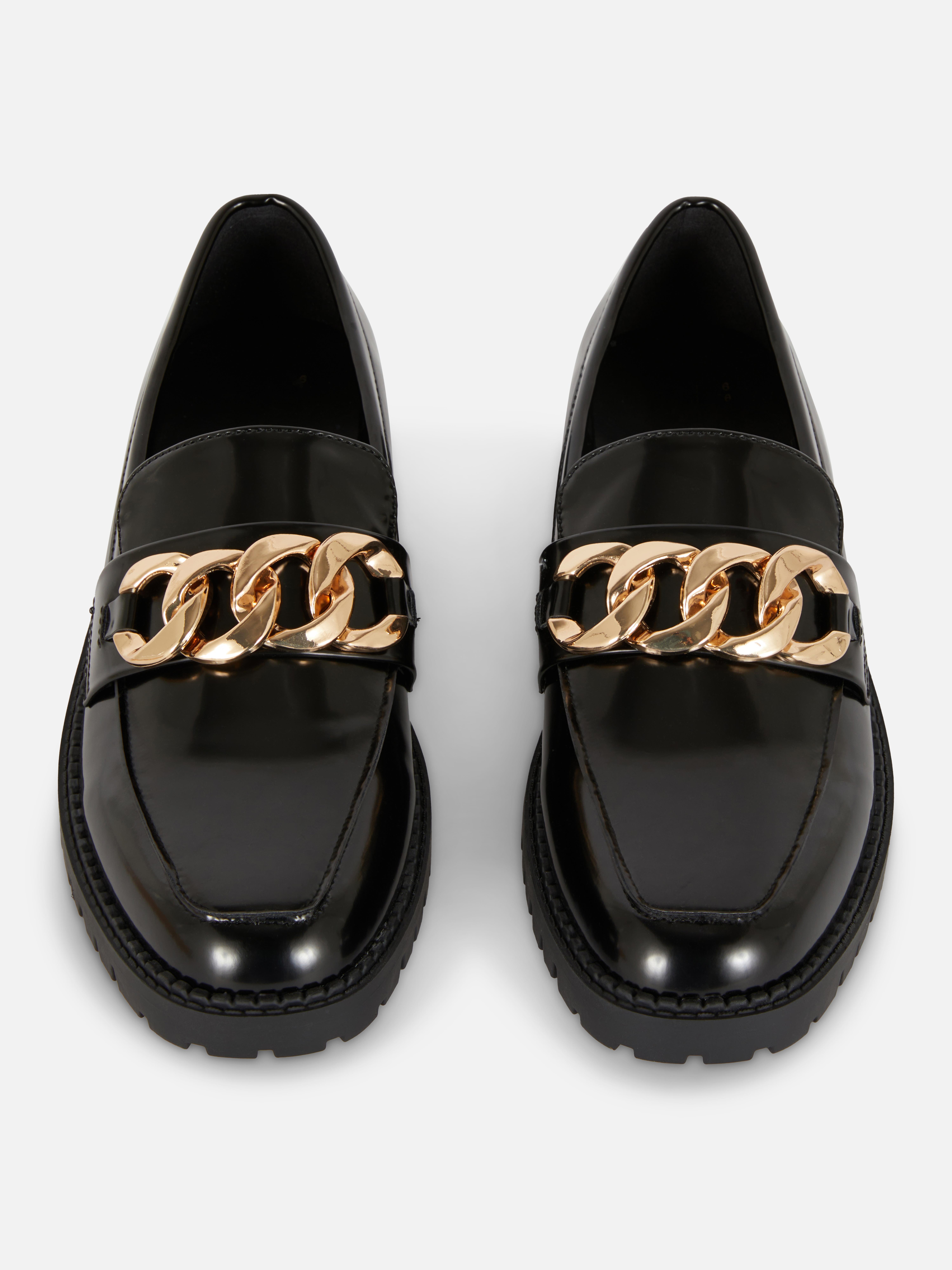 Chunky Chain Loafers
