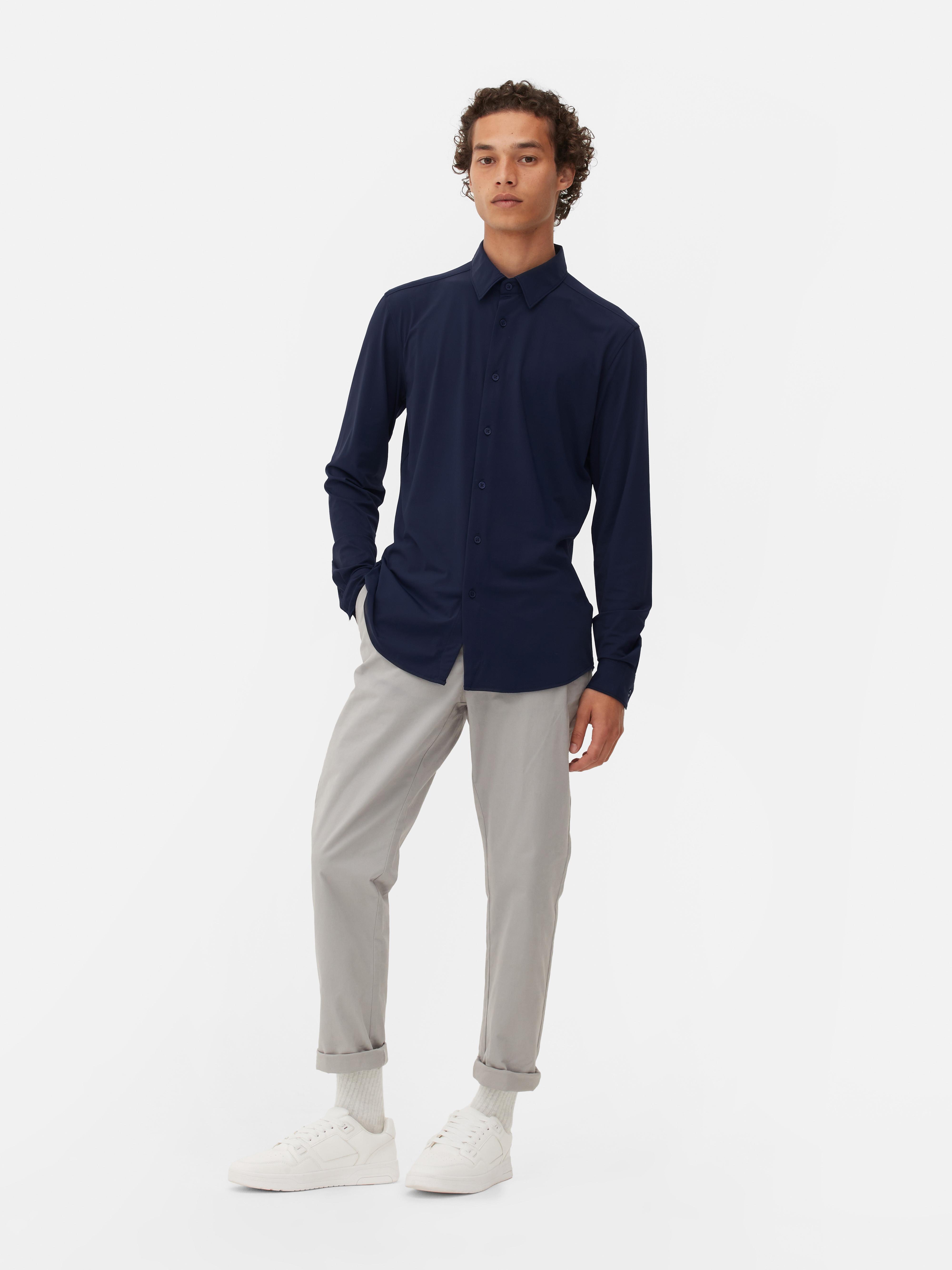 Camicia a maniche lunghe elasticizzata Kem
