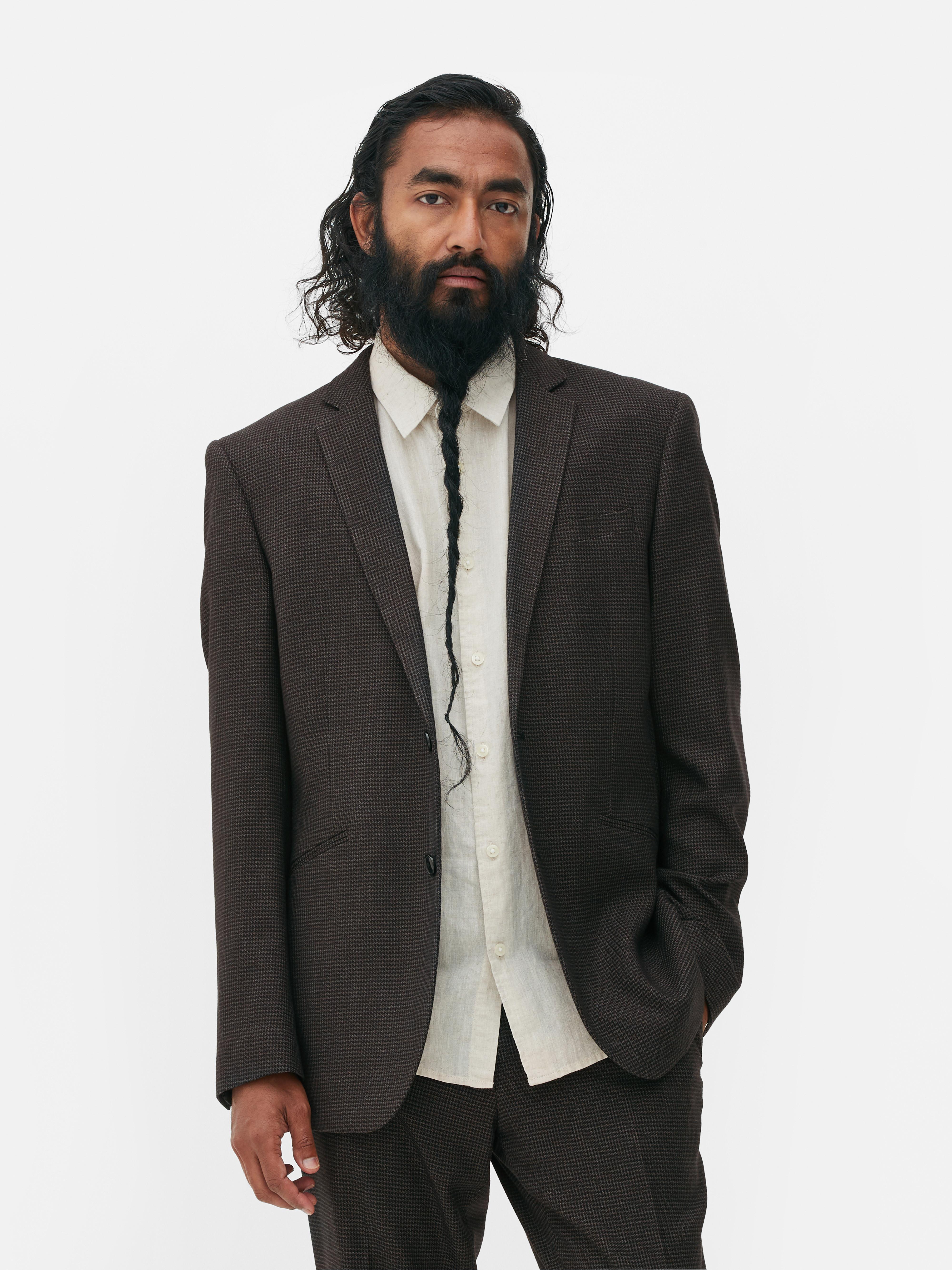 Puppytooth Suit Jacket Primark