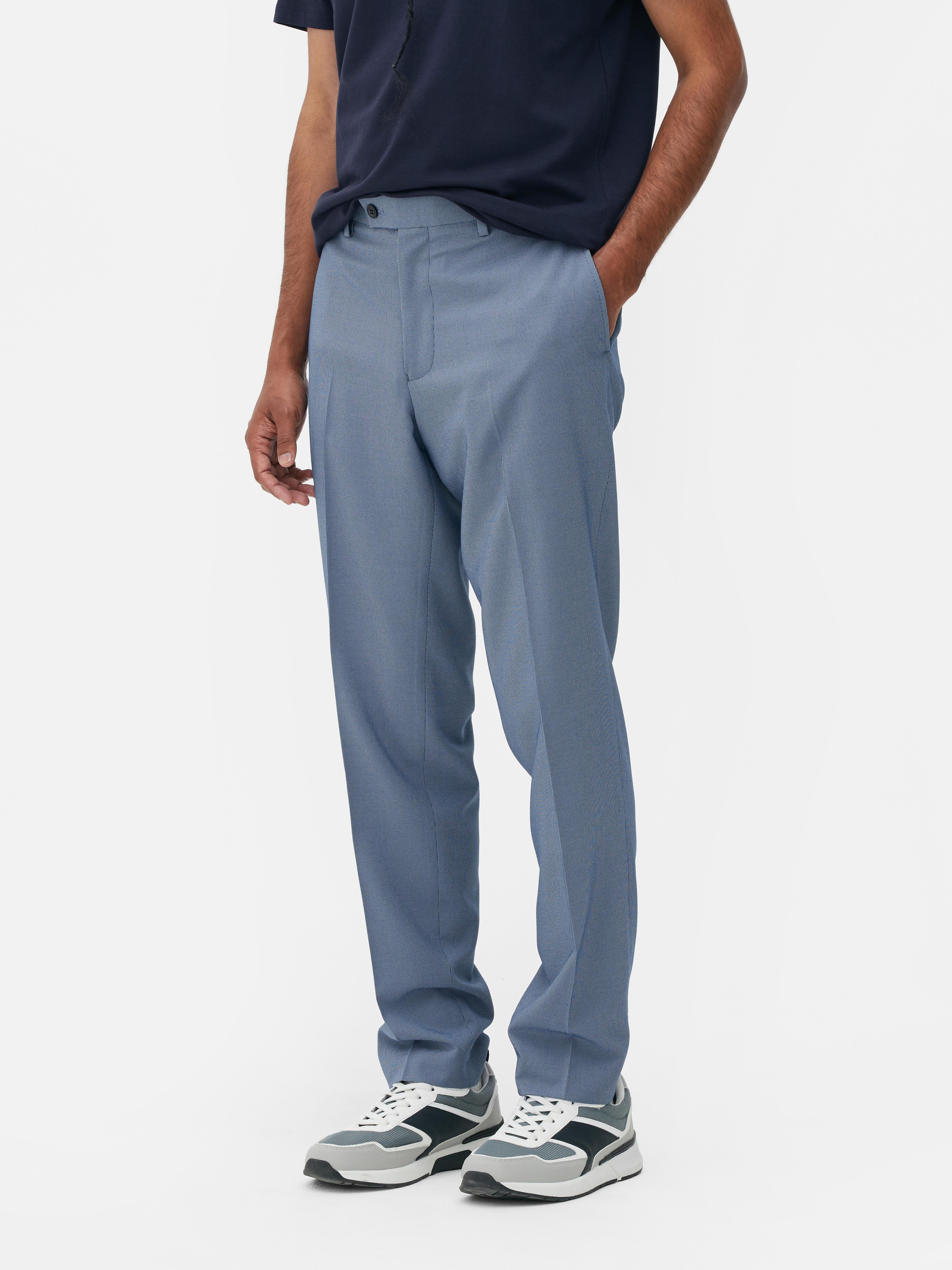 Micro Check Suit Trousers | Primark