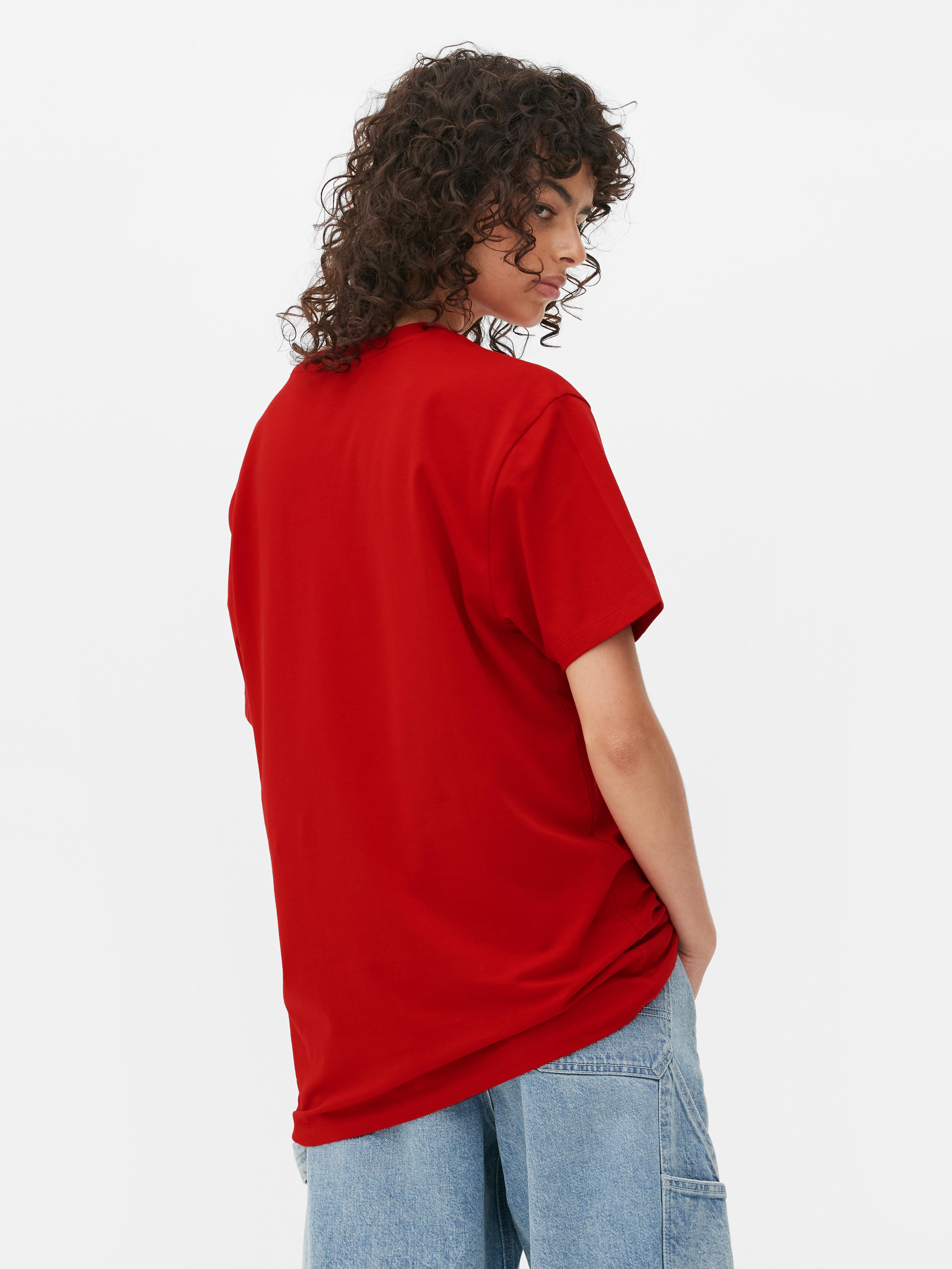 Rood t shirt discount kind