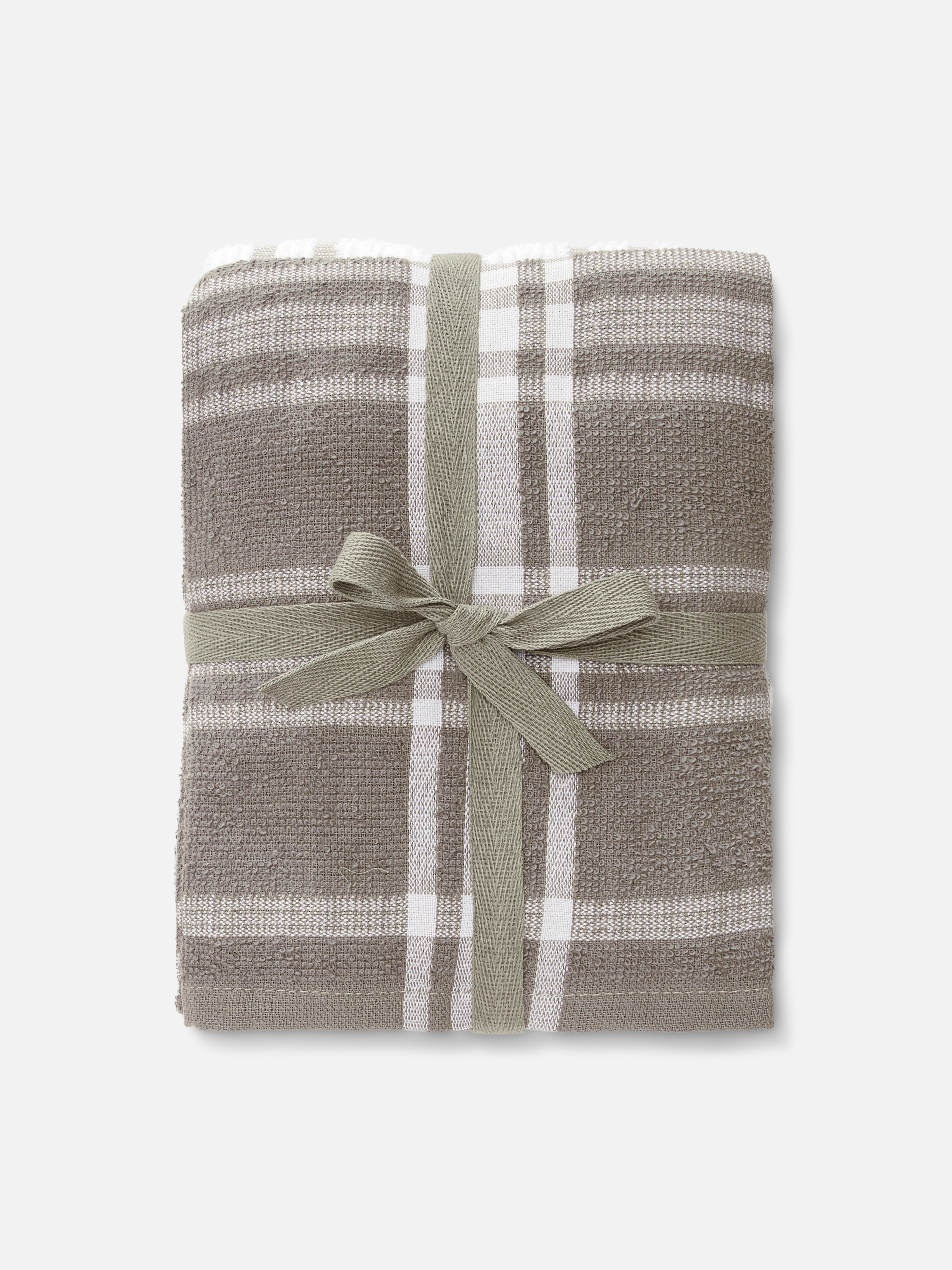 4pk Terry Cotton Tea Towels