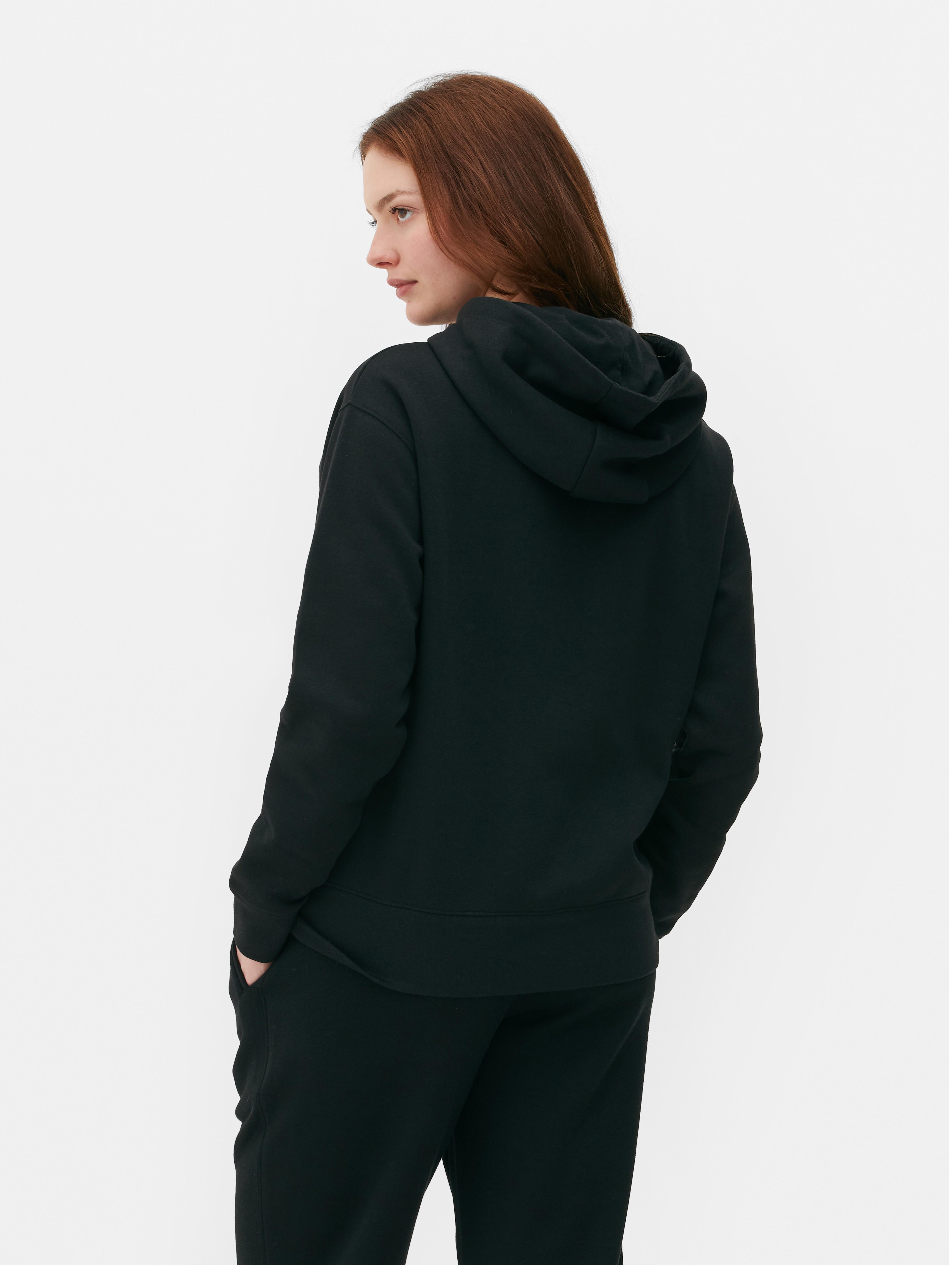 Womens Black Essential Pullover Hoodie Primark