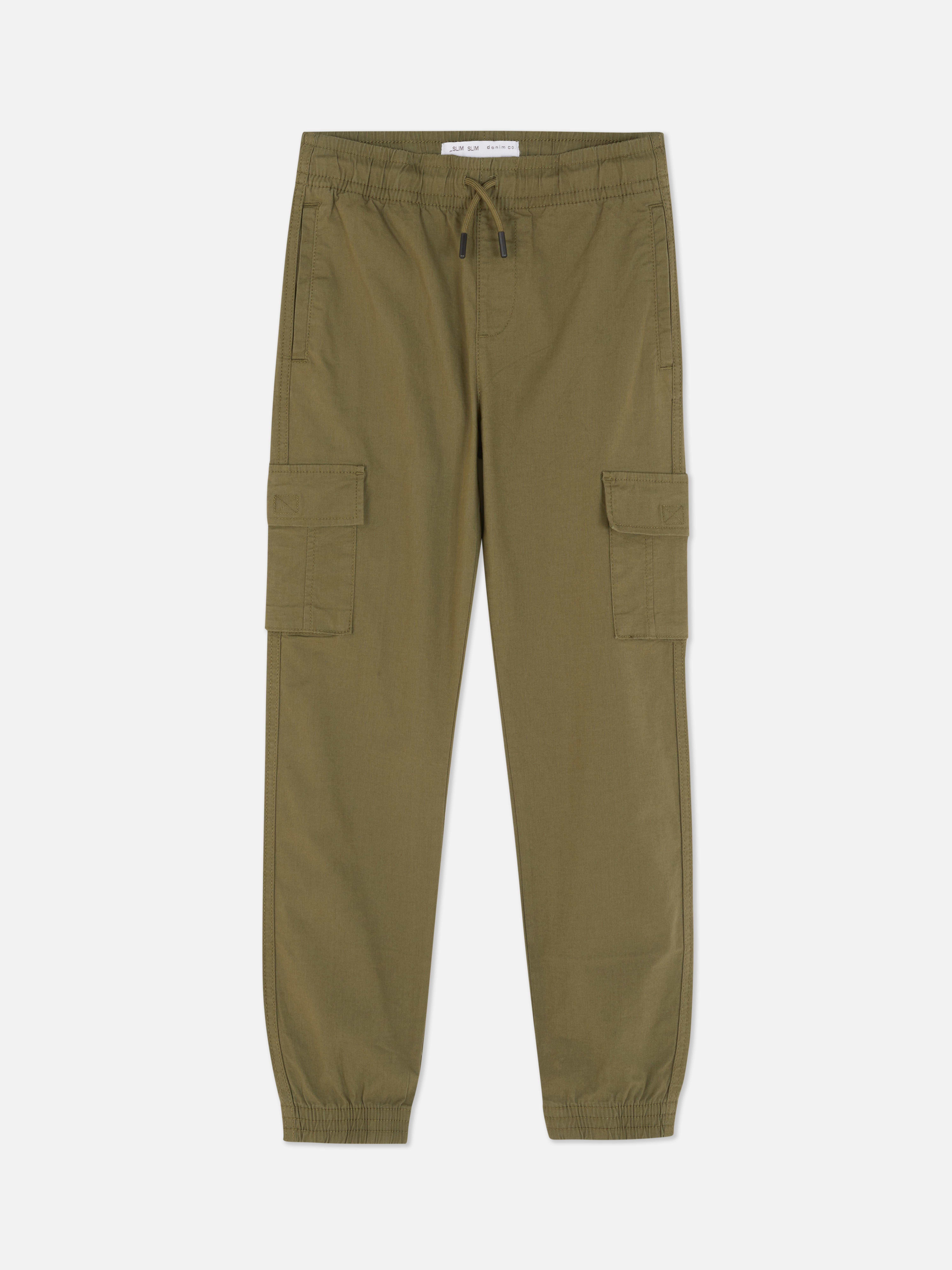 Pantaloni cargo con coulisse