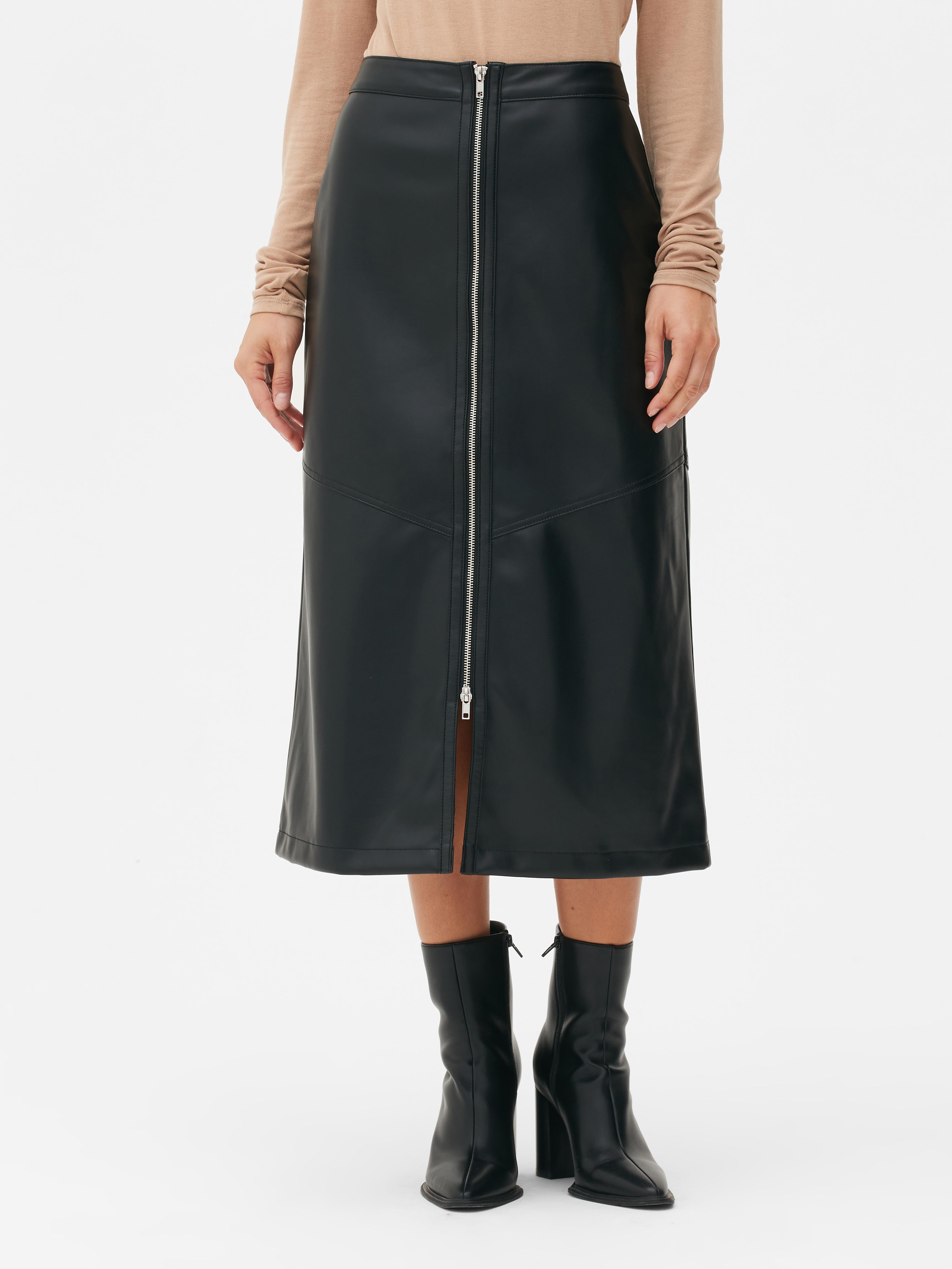 Black midi skirt on sale primark