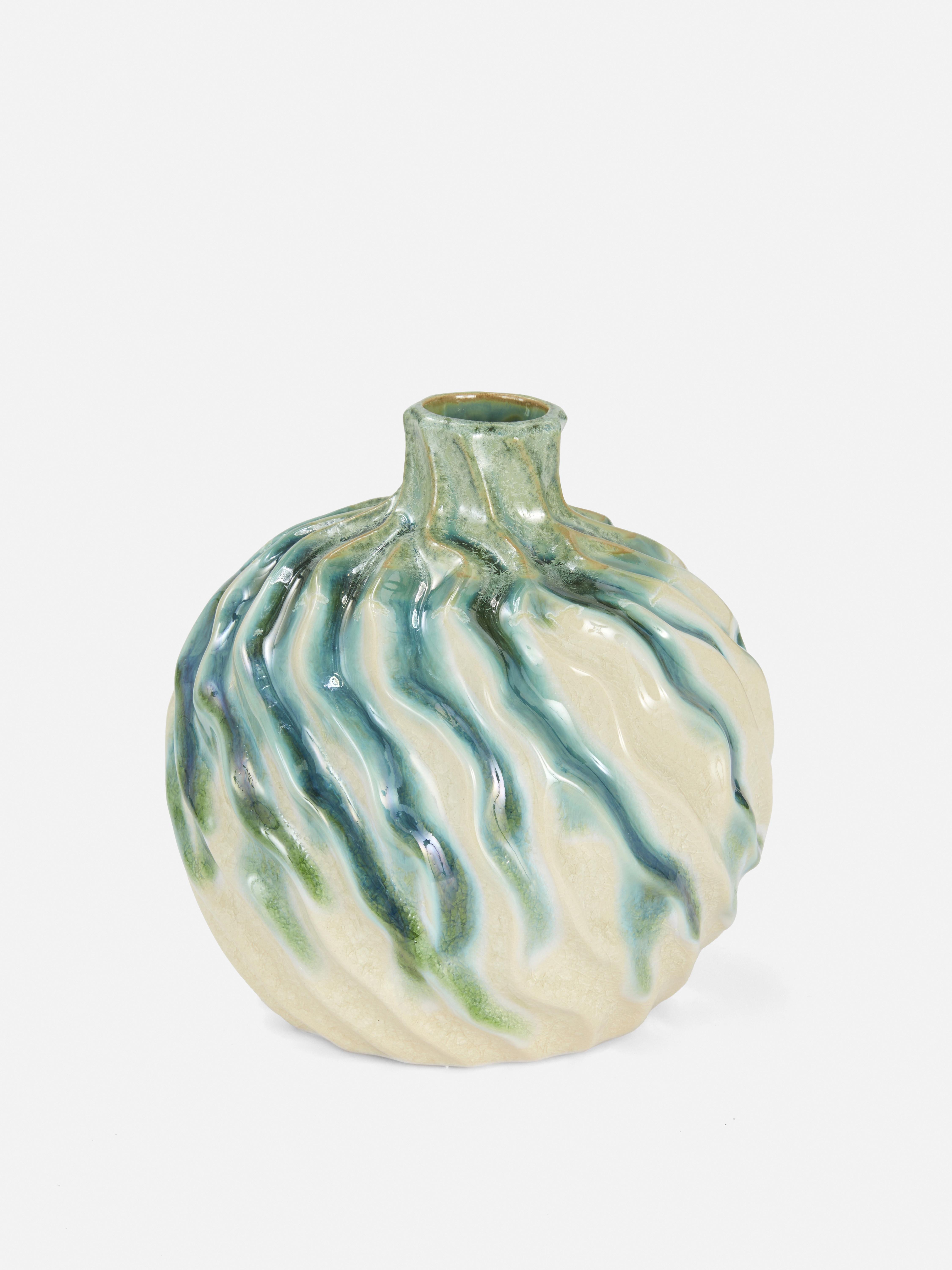 Abstract Round Vase