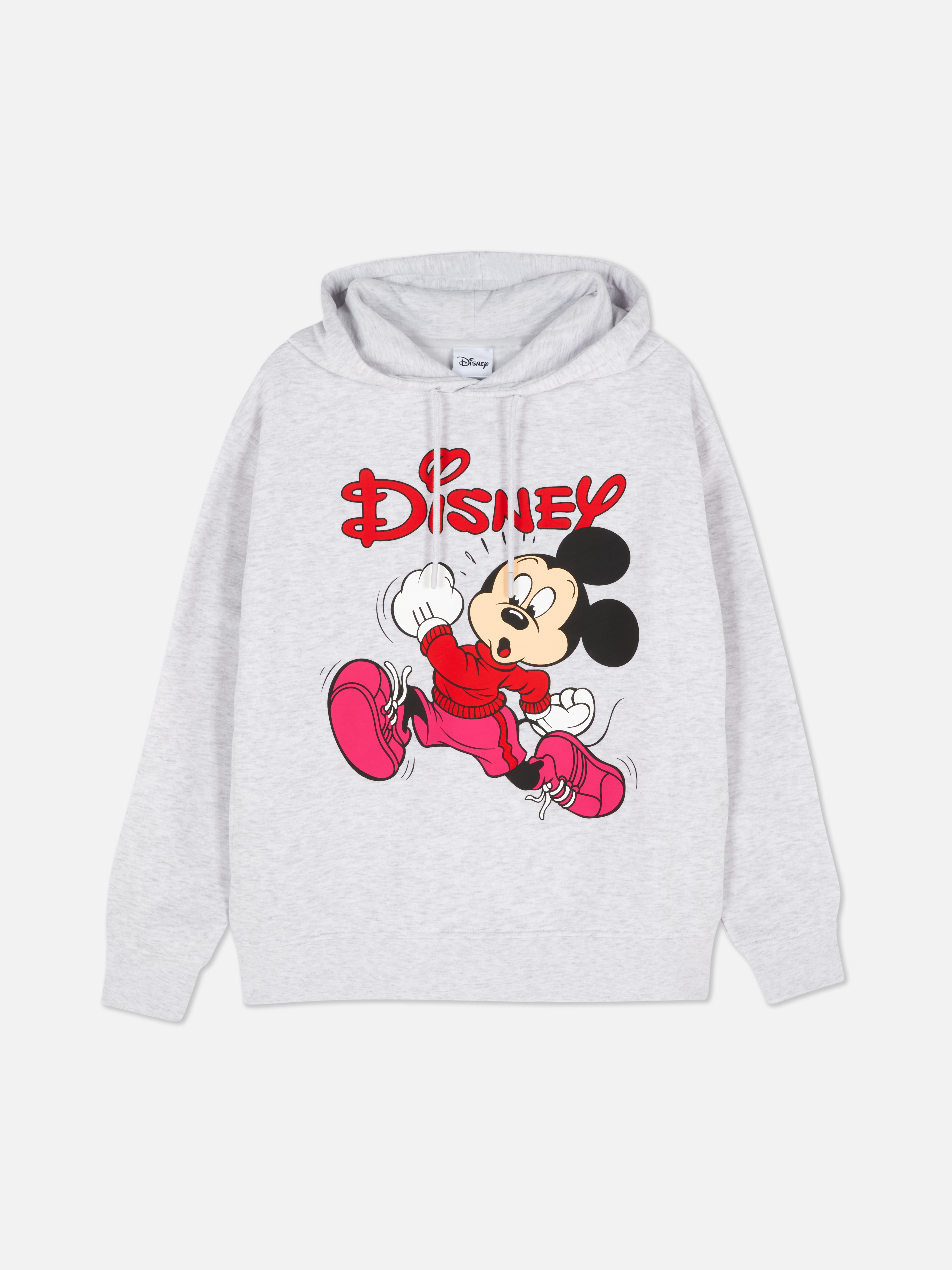 DISNEY - Pull à Capuche Gris Minnie et Mickey Mouse