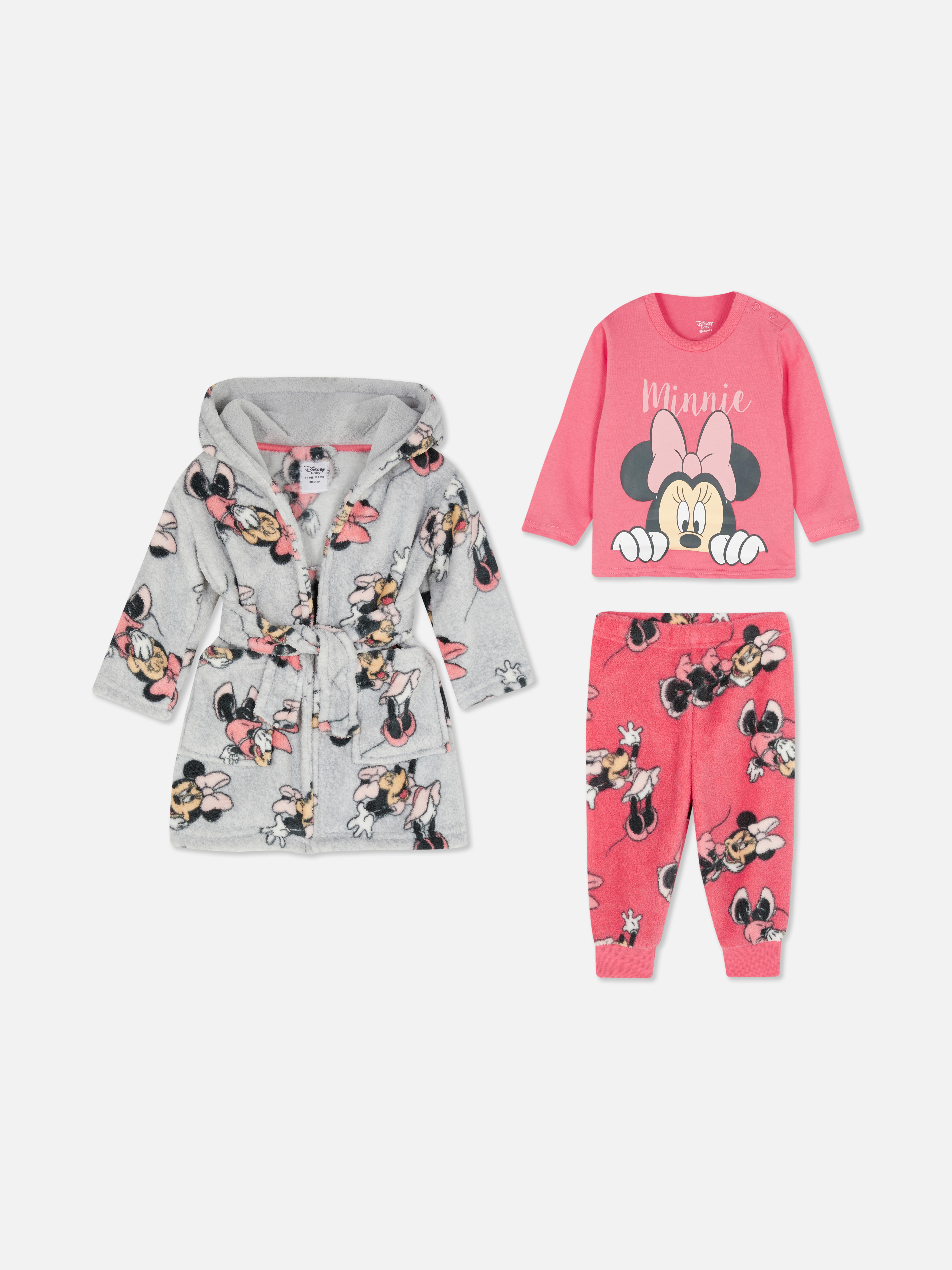 Disney's Minnie Mouse Dressing Gown and Nightwear Set