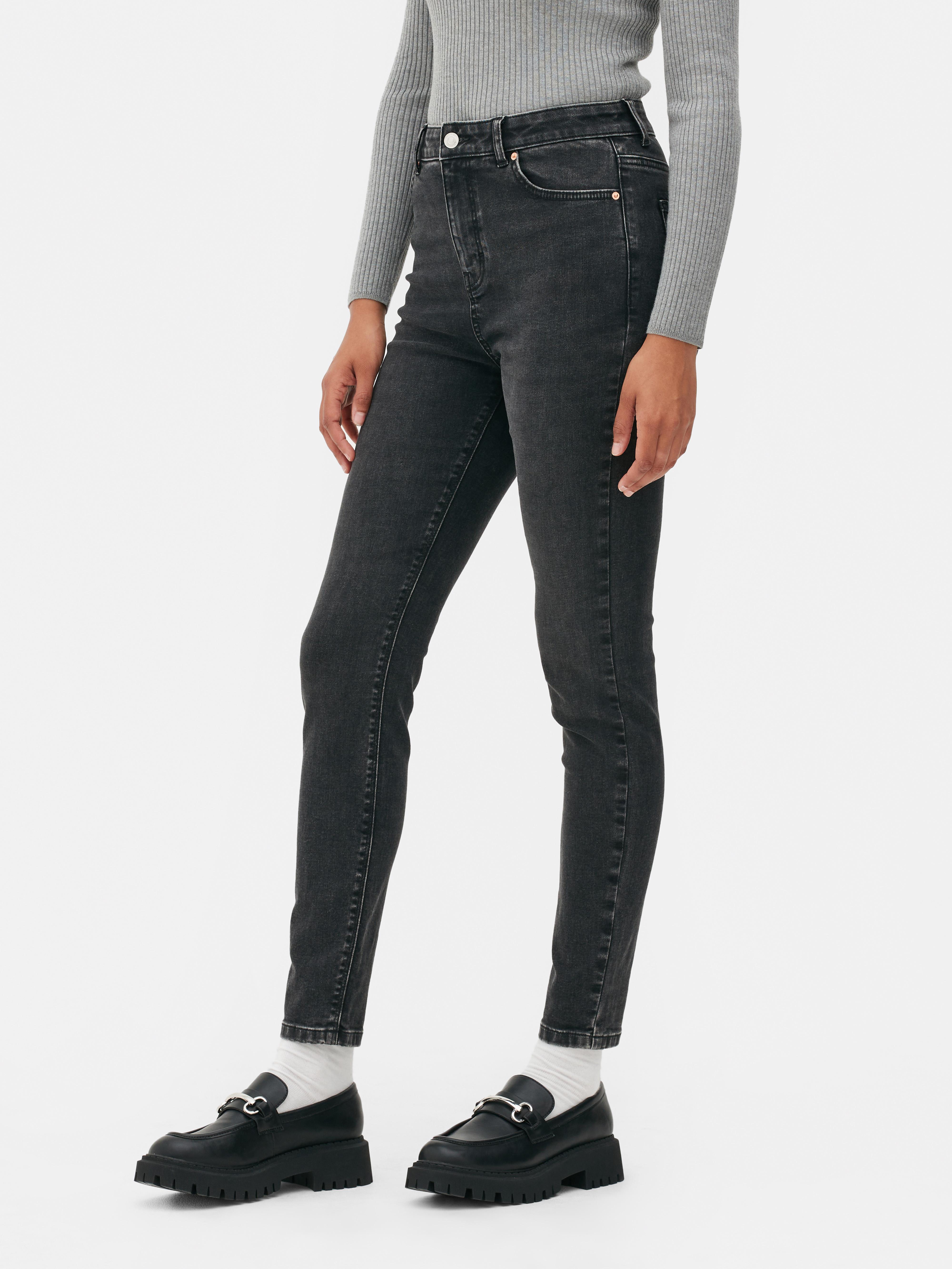 High-Waisted Skinny Jeans