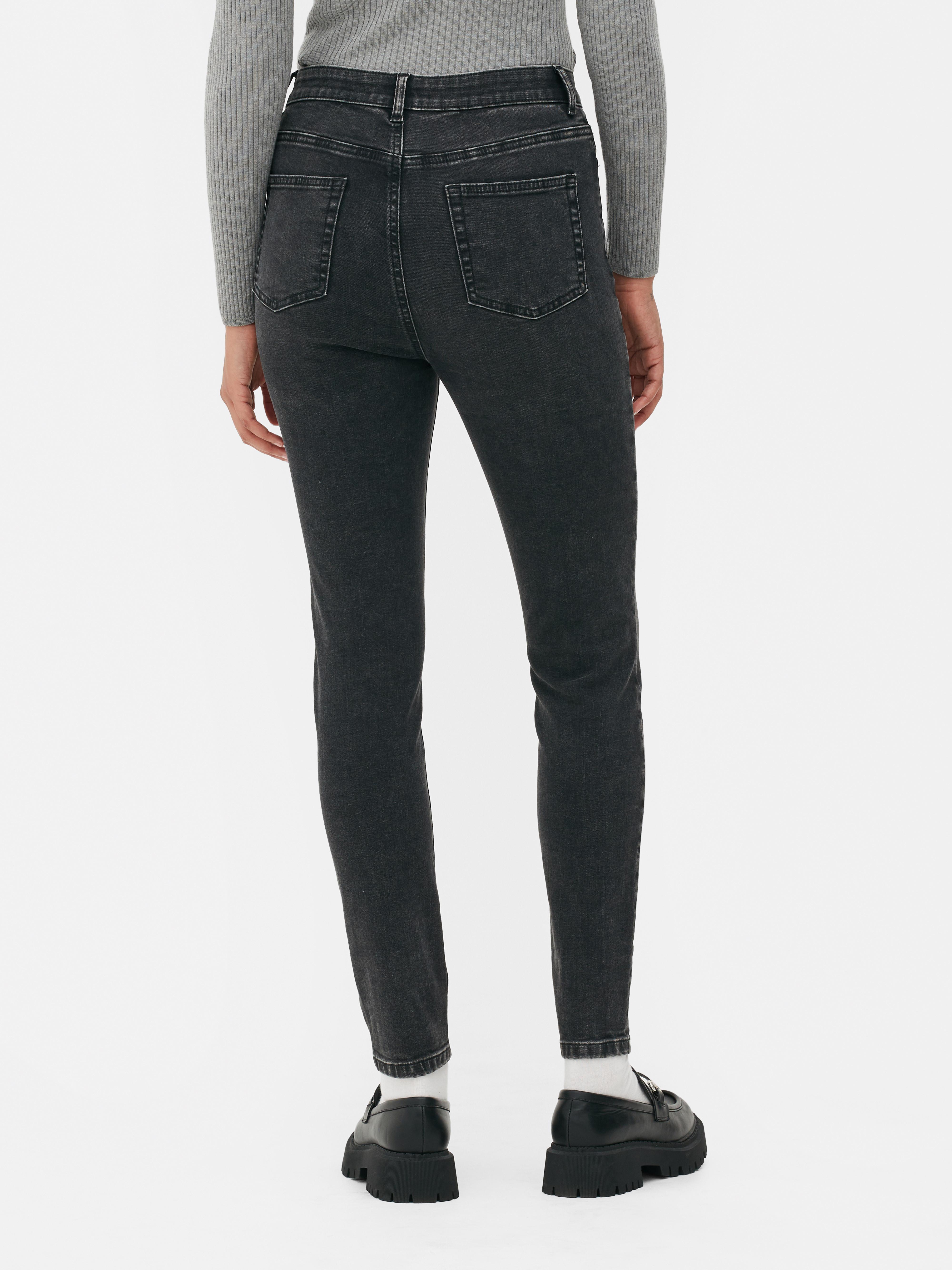 Women's Barely Black High Waist Skinny Jeans | Primark