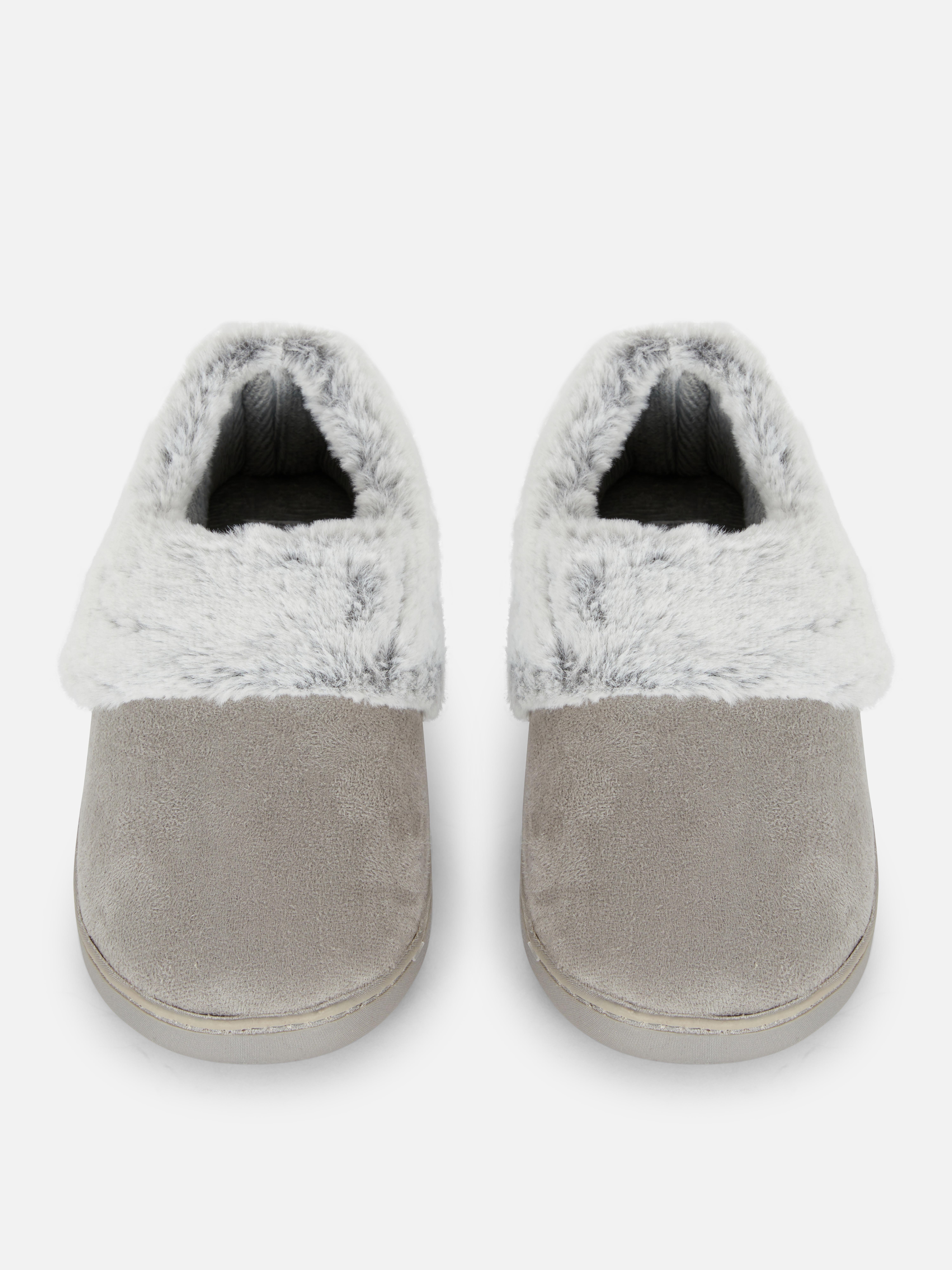 Faux Fur Lined Moccasin Slippers | Primark