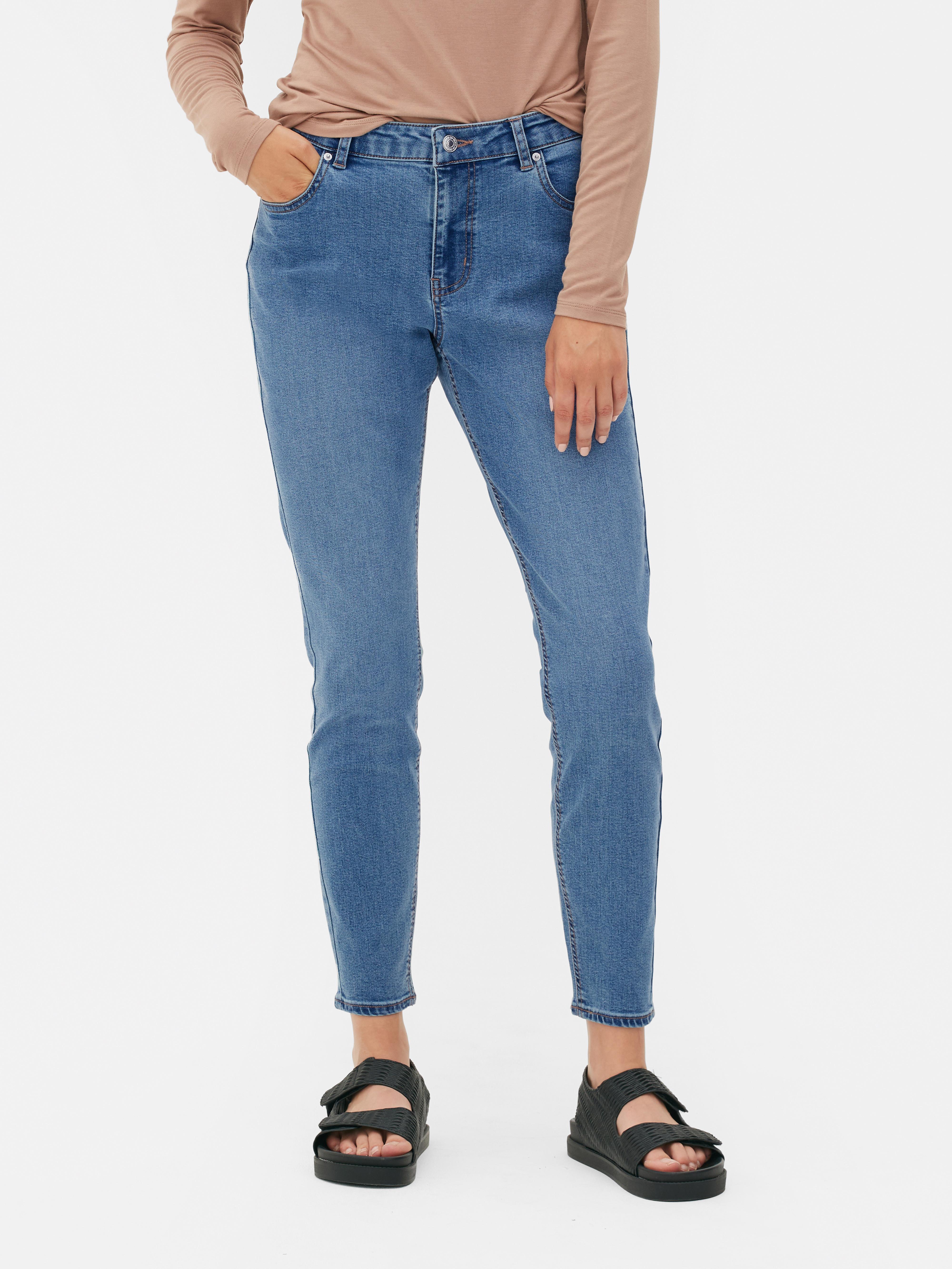 Women's Mid Blue Stretch Skinny Jeans | Primark