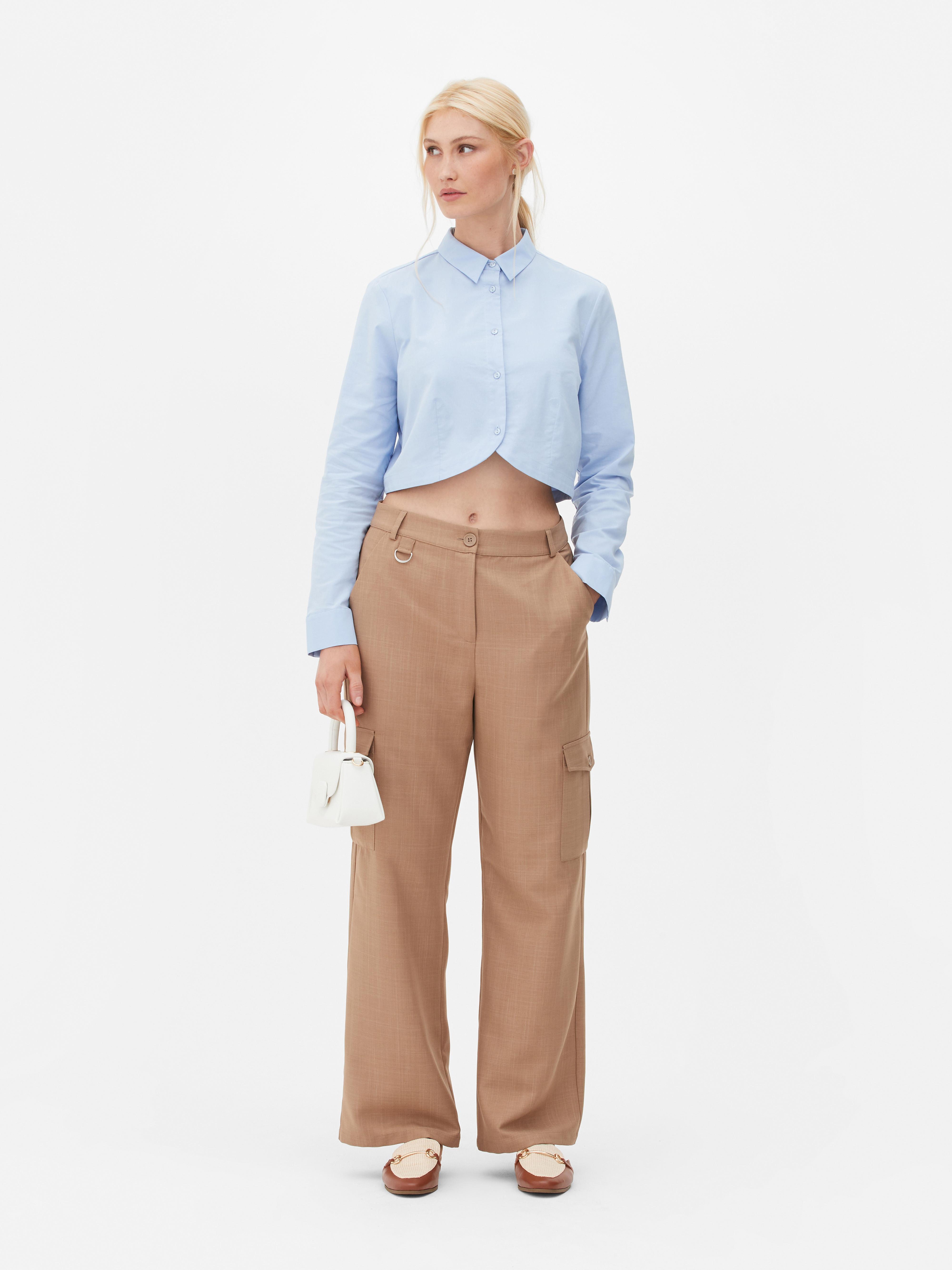 Pantalones Jogger Primark Cuffed Cargo Mujer Gris Pantalones Jogger Cargo  Primark Con Puños Para Mujer Gris Pantalones Jogger Primark Cuffed Cargo