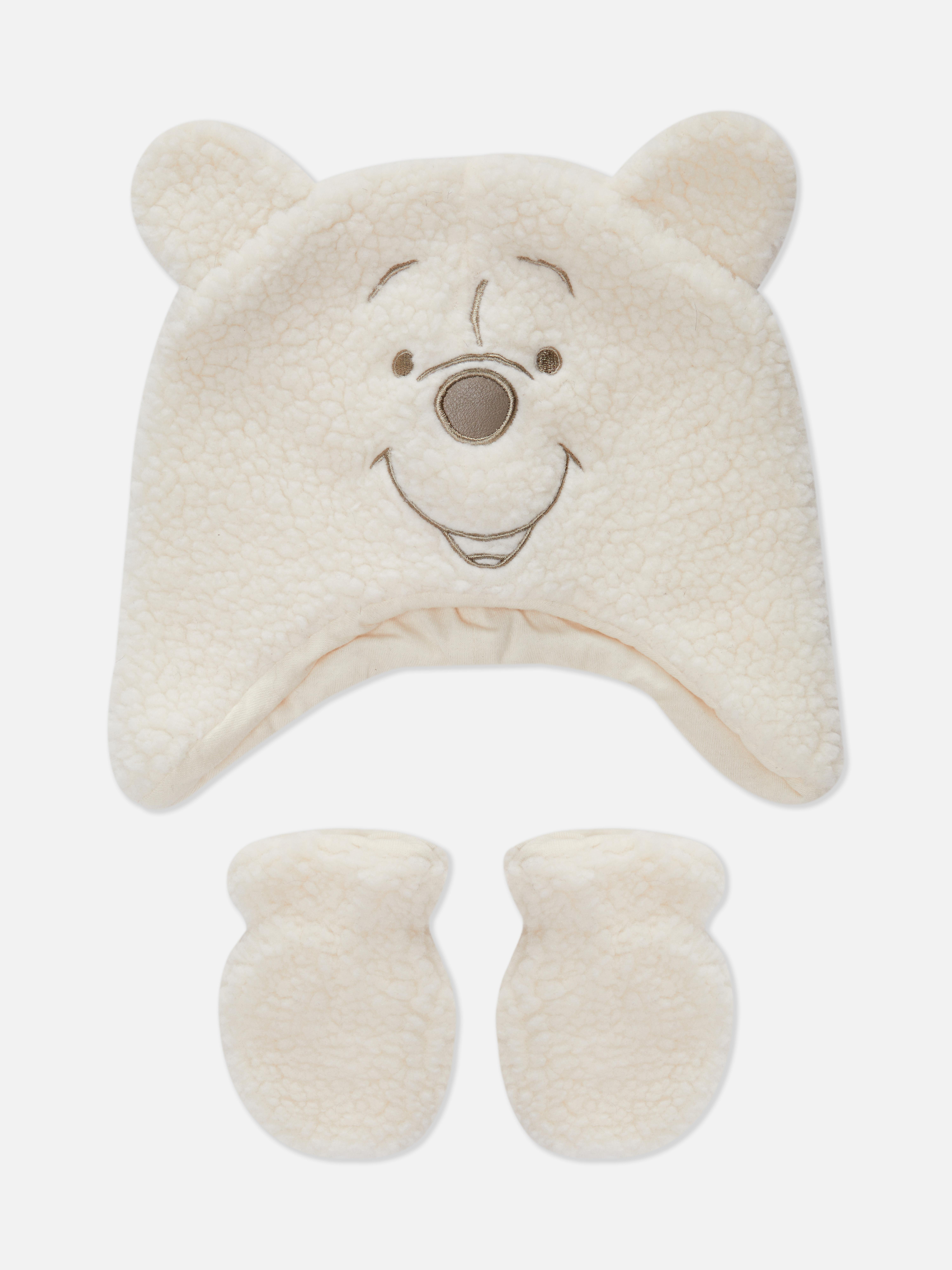 Disney's Winnie the Pooh Boucle Hat and Mittens Set