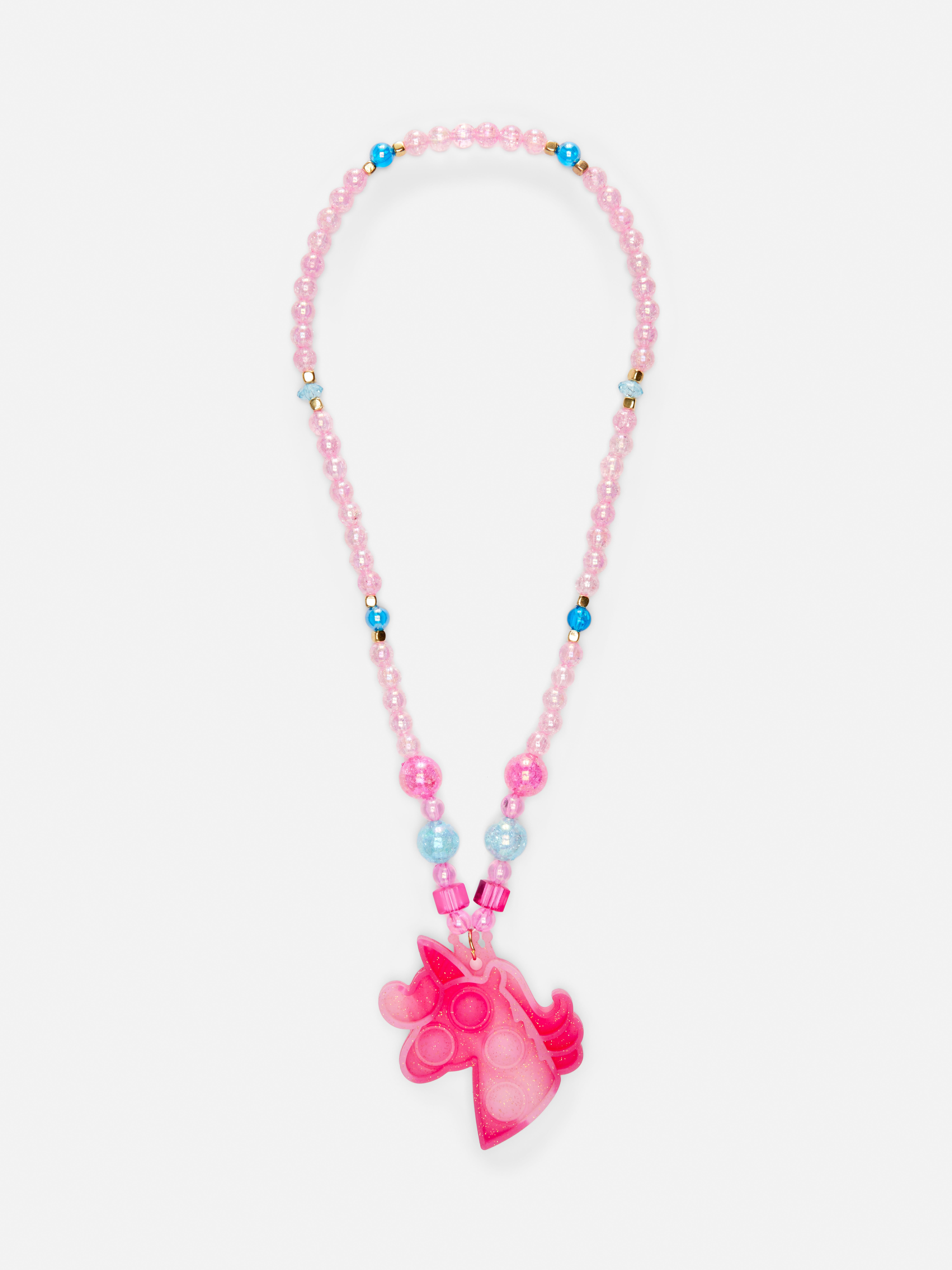 Unicorn Fidget Necklace Lilac