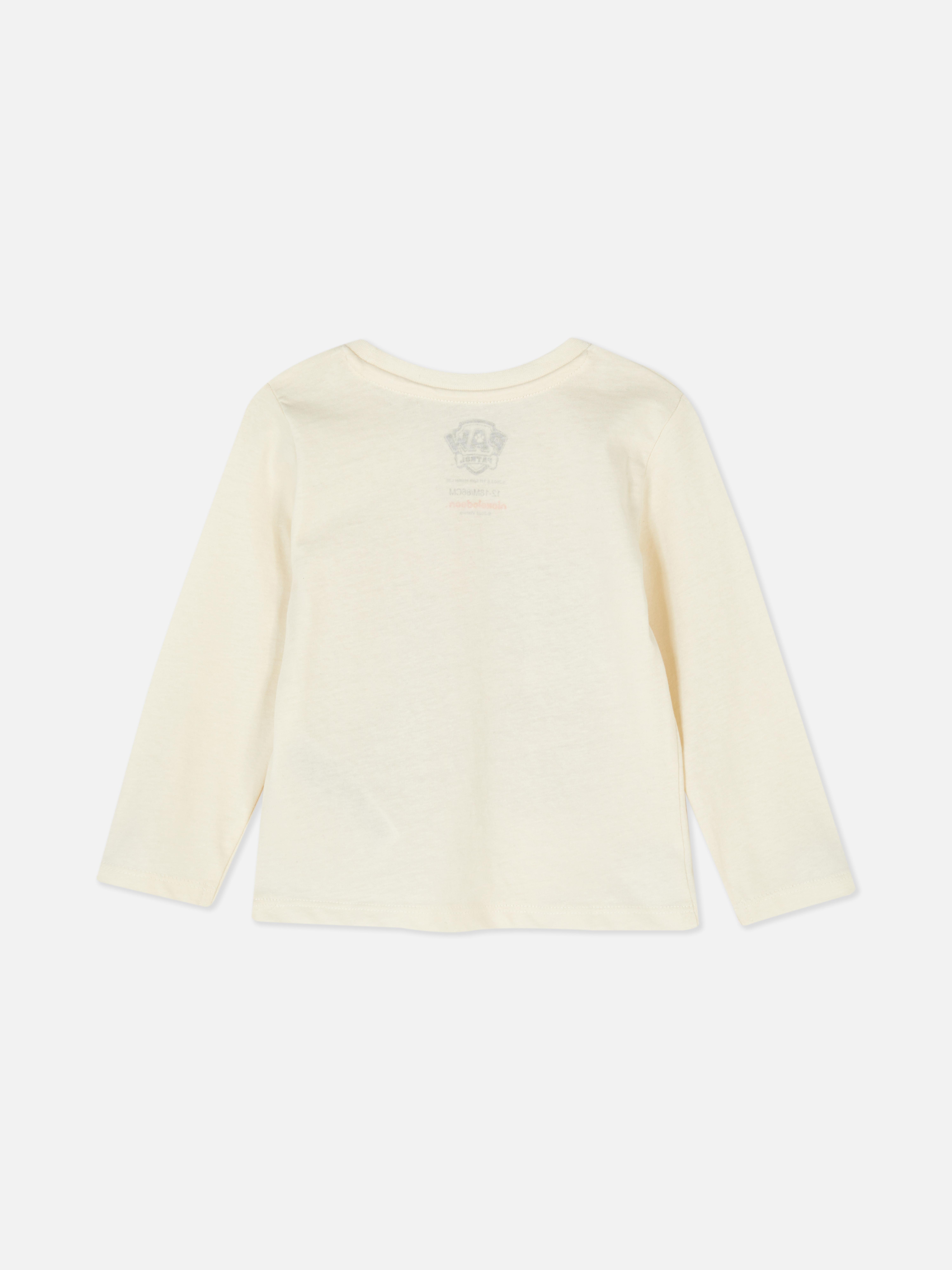 T-shirt a maniche lunghe stampa collage PAW Patrol