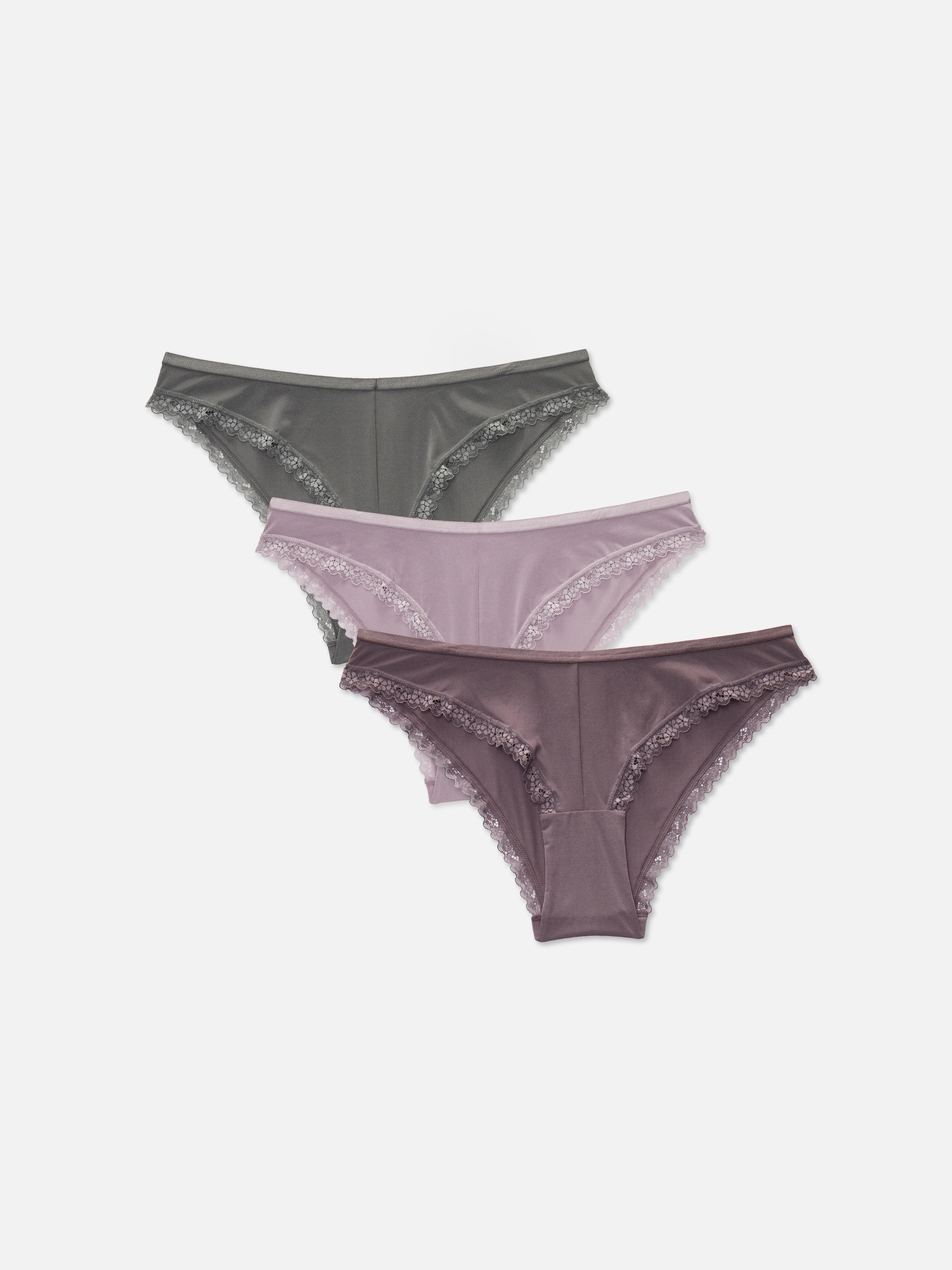 Primark - P-p-pick up a pant!! Primark have frilly thongs, lace frenchies  and heart smothered cotton briefs in store now, all from £1 to £2.50!