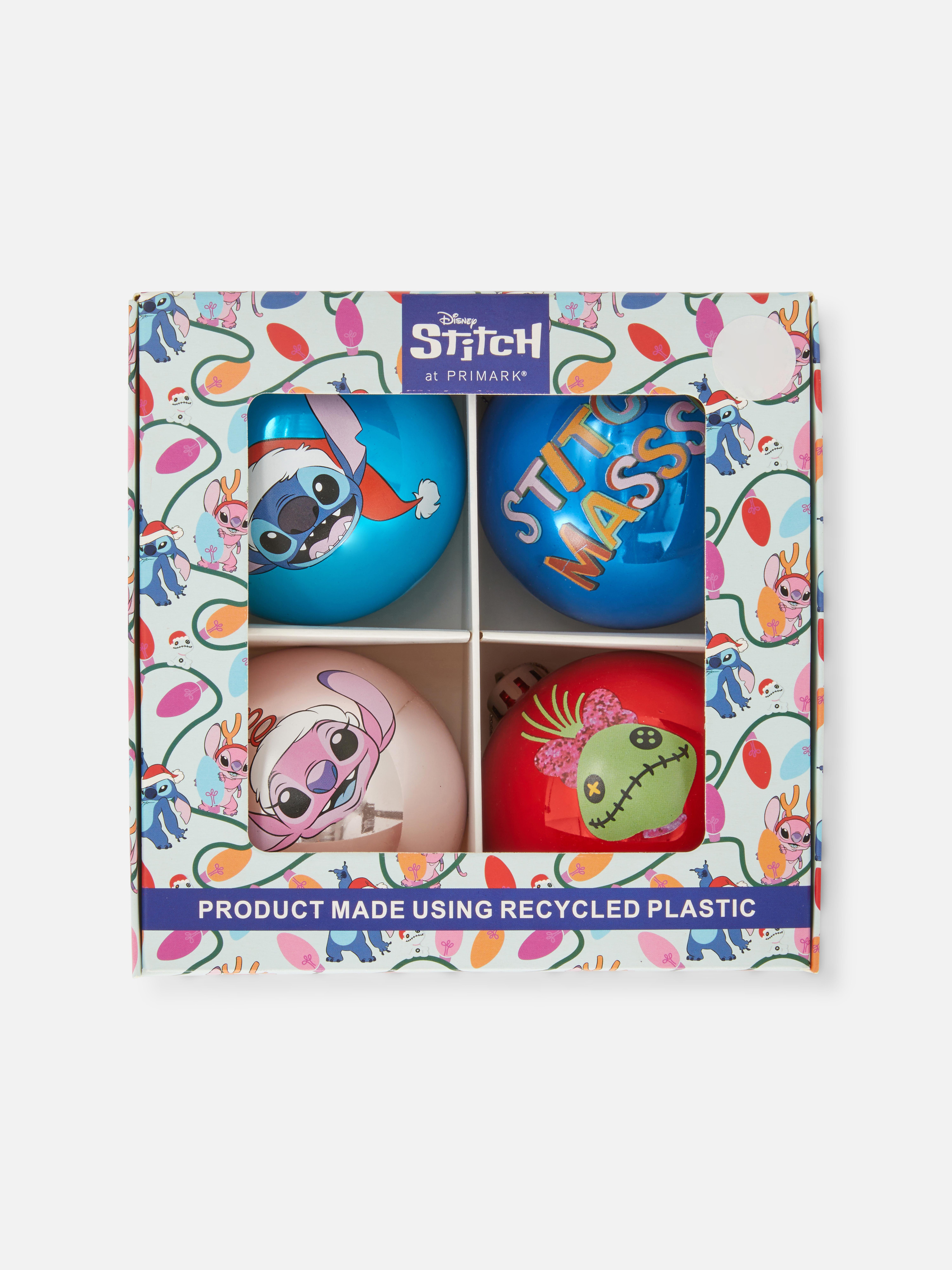 „Disney Lilo & Stitch“ Weihnachtskugeln, 4er-Pack
