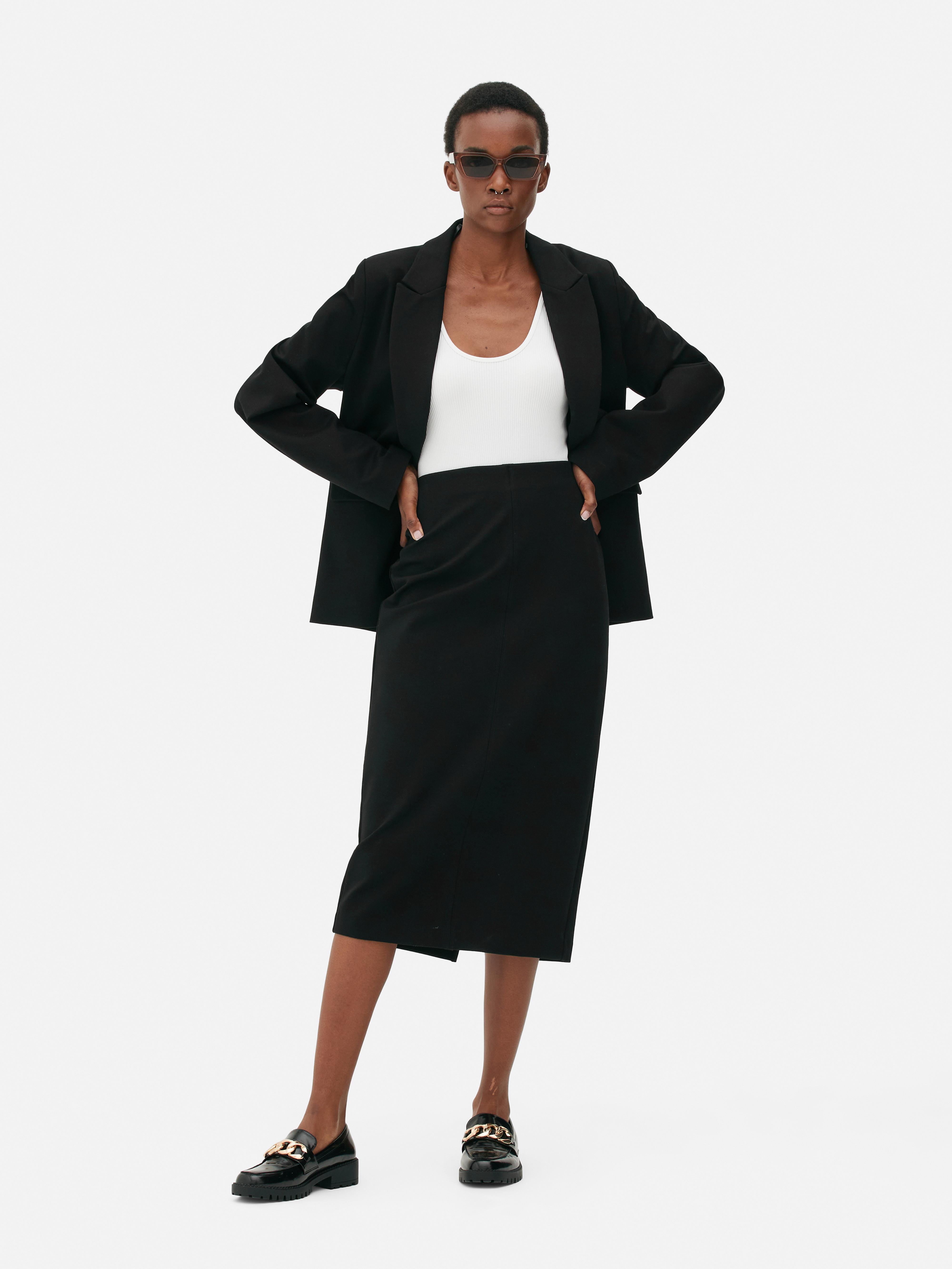 Ponte Midi Skirt Primark