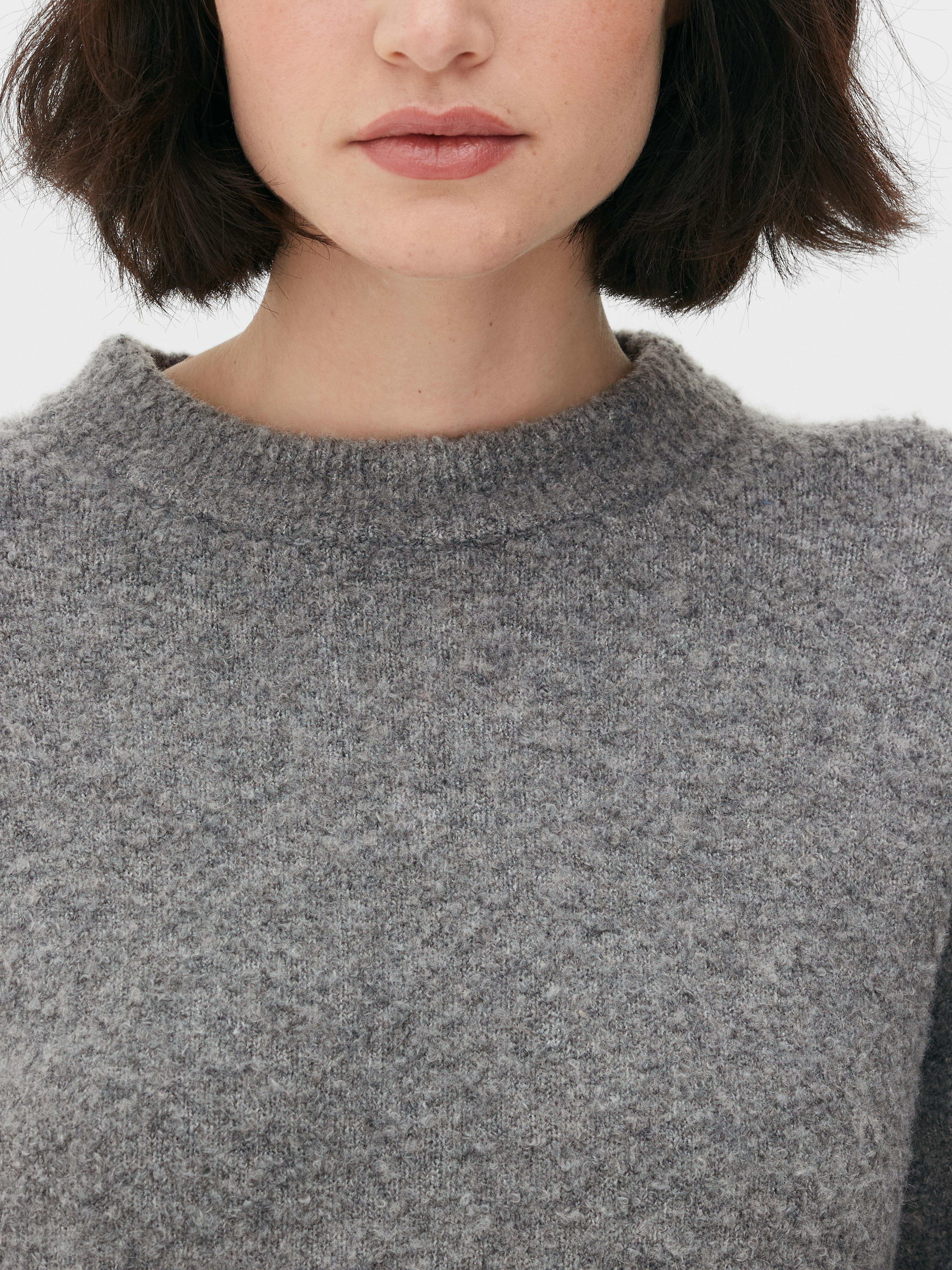 Crew Neck Bouclé Jumper
