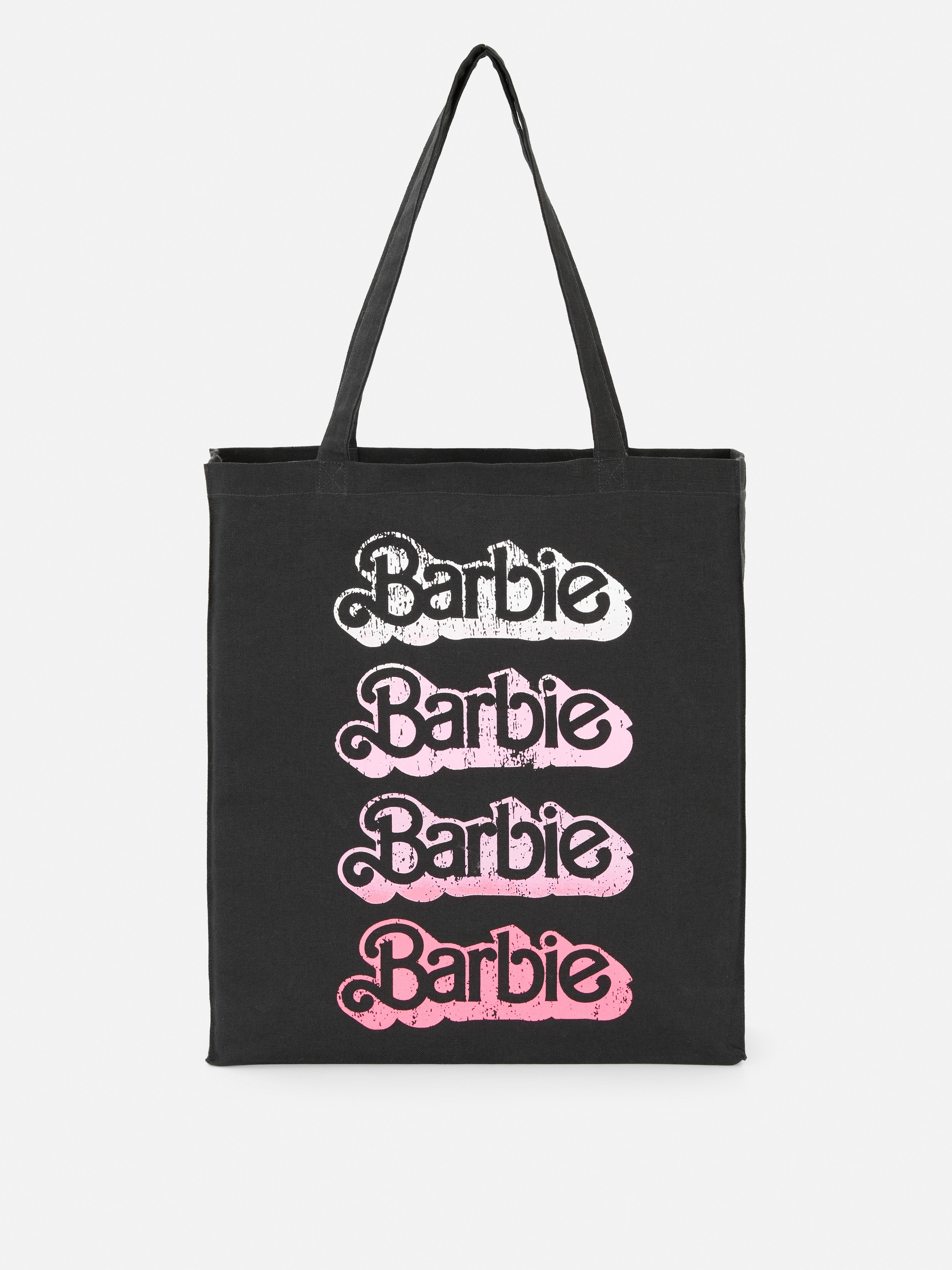 Grey Barbie The Movie Canvas Shopper Bag