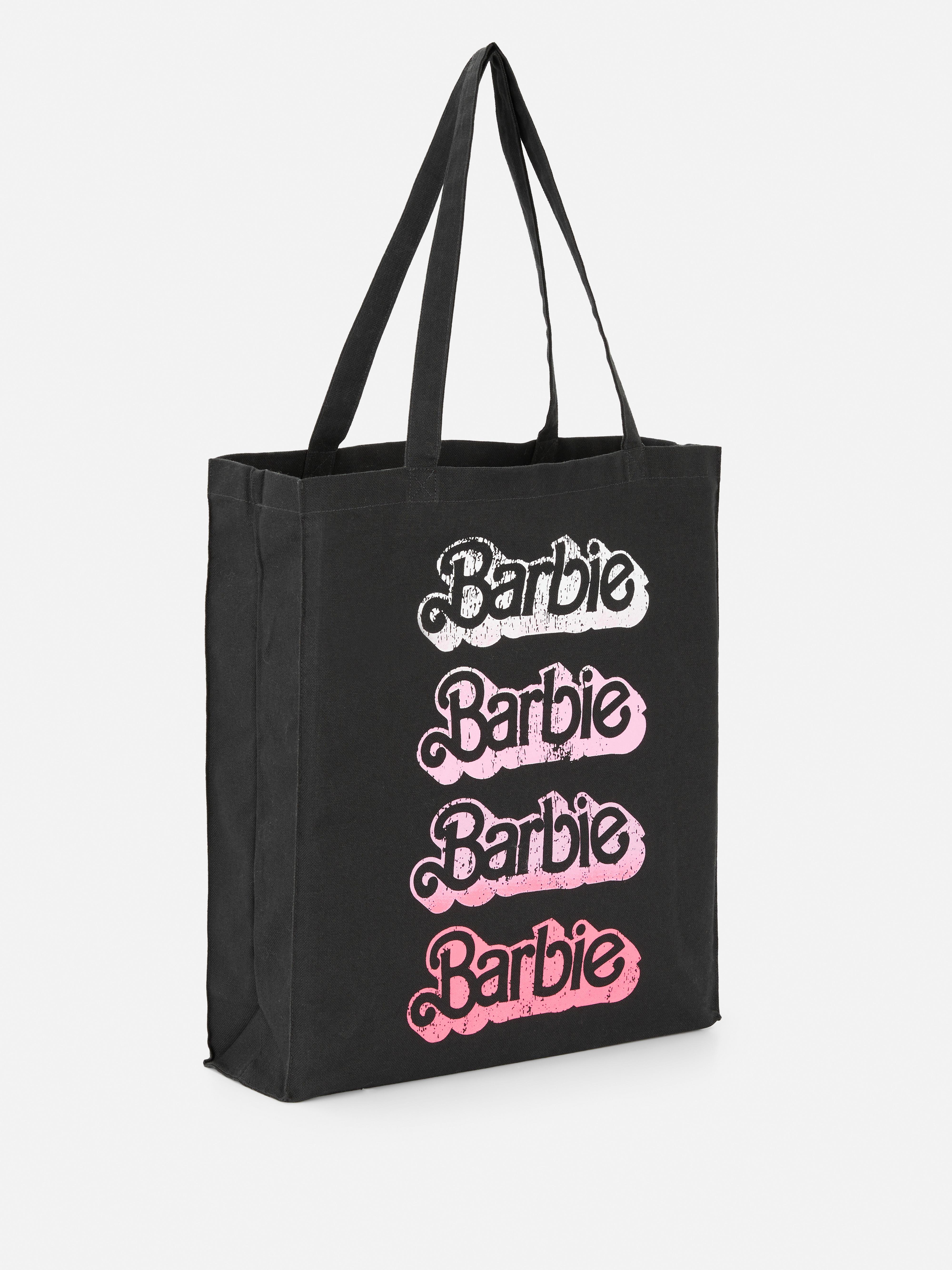 Grey Barbie The Movie Canvas Shopper Bag