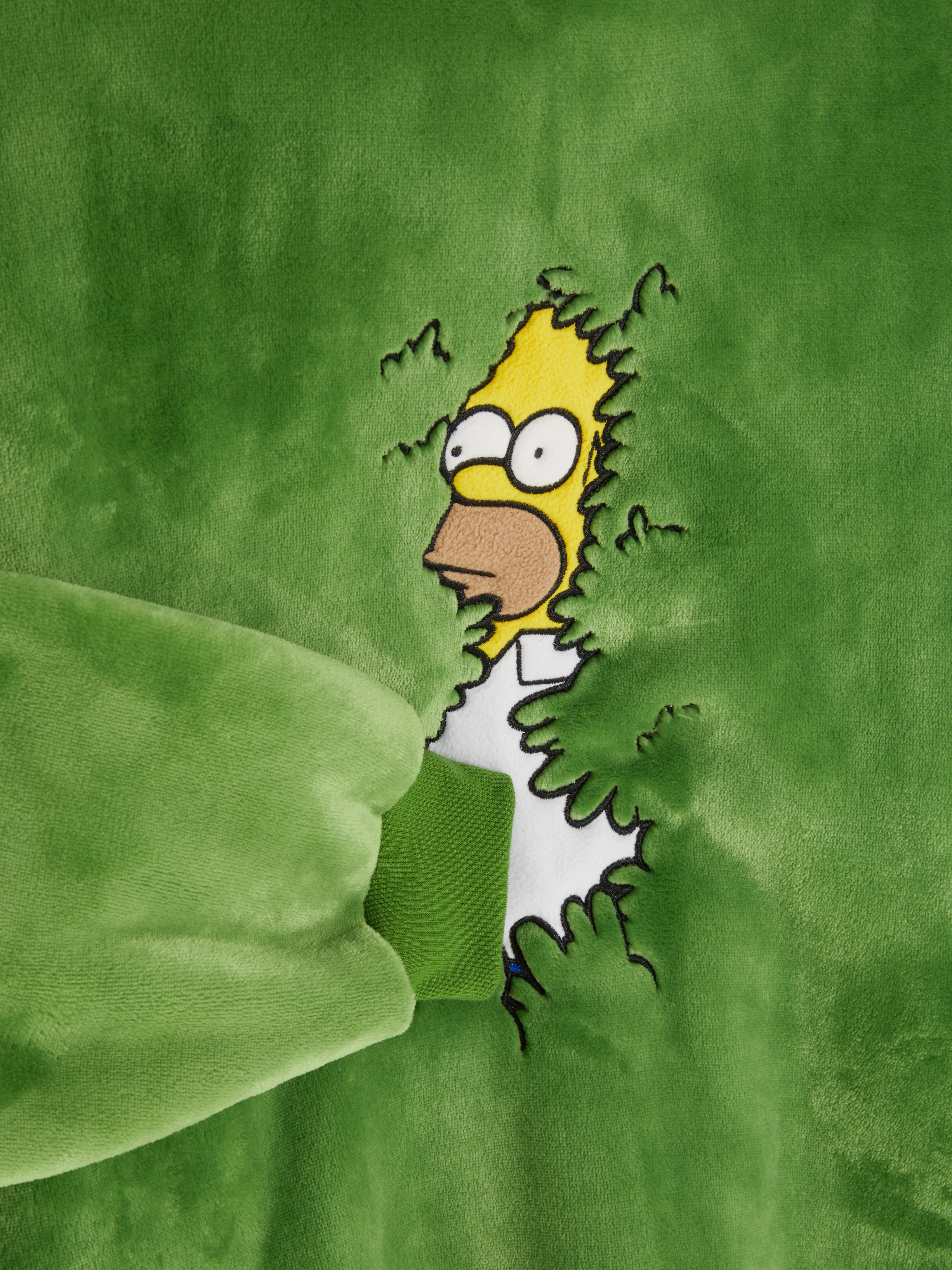 Sweat à capuche homme Les Simpson Homer buisson