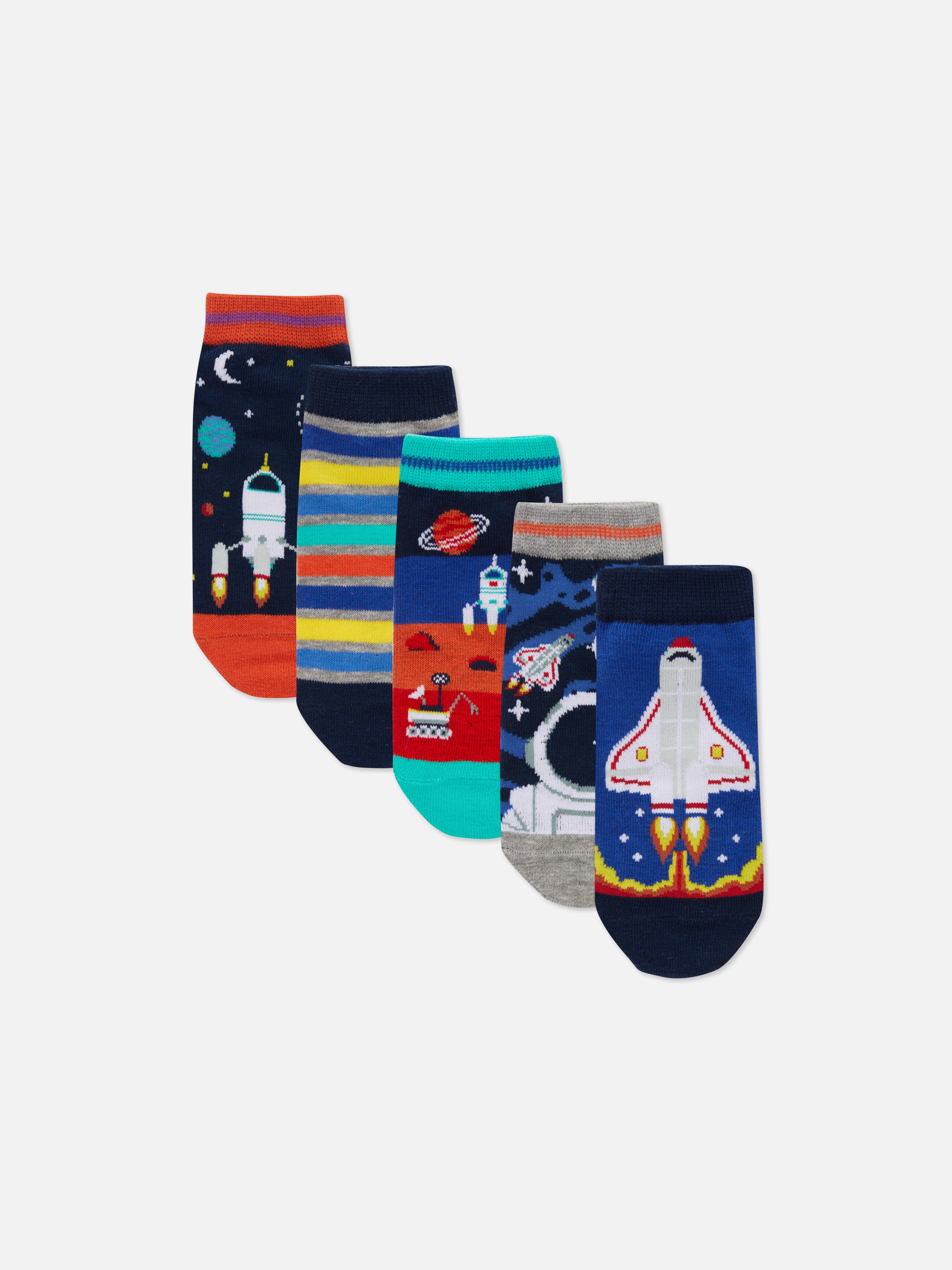 5pk Space Trainer Socks