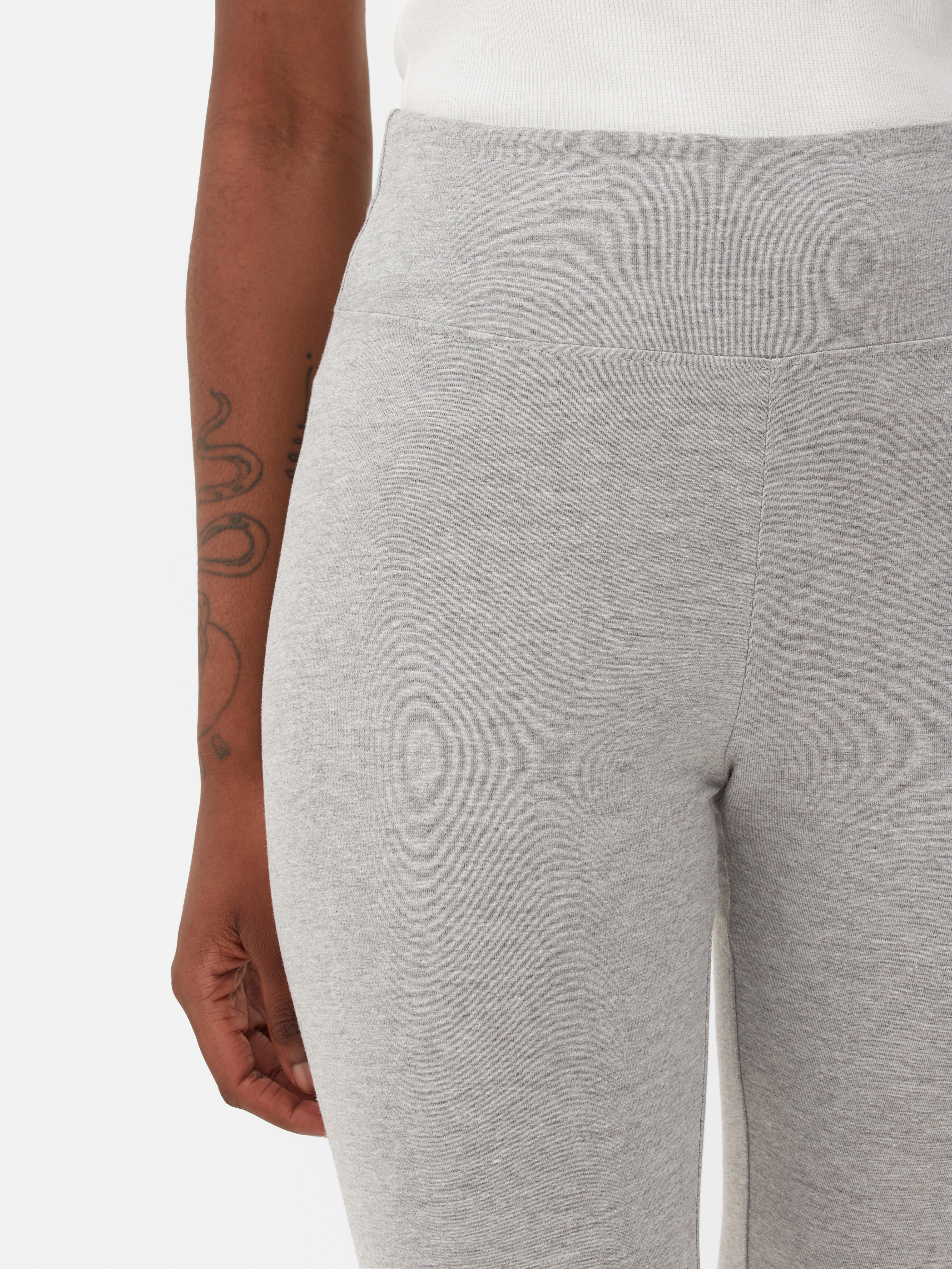 Flared leggings - Light grey marl - Ladies