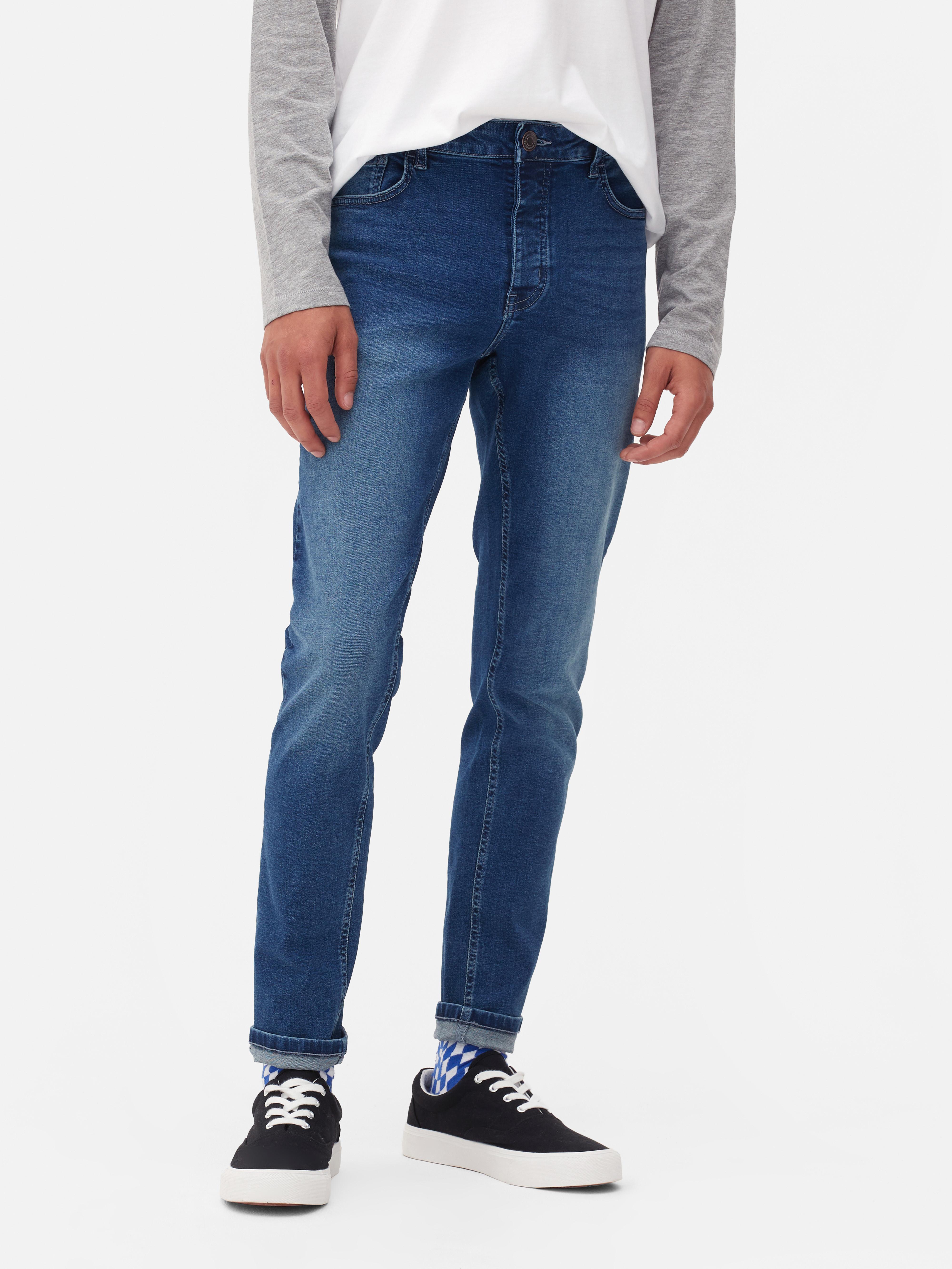 Men's Dark Blue Stretch Skinny Jeans Primark